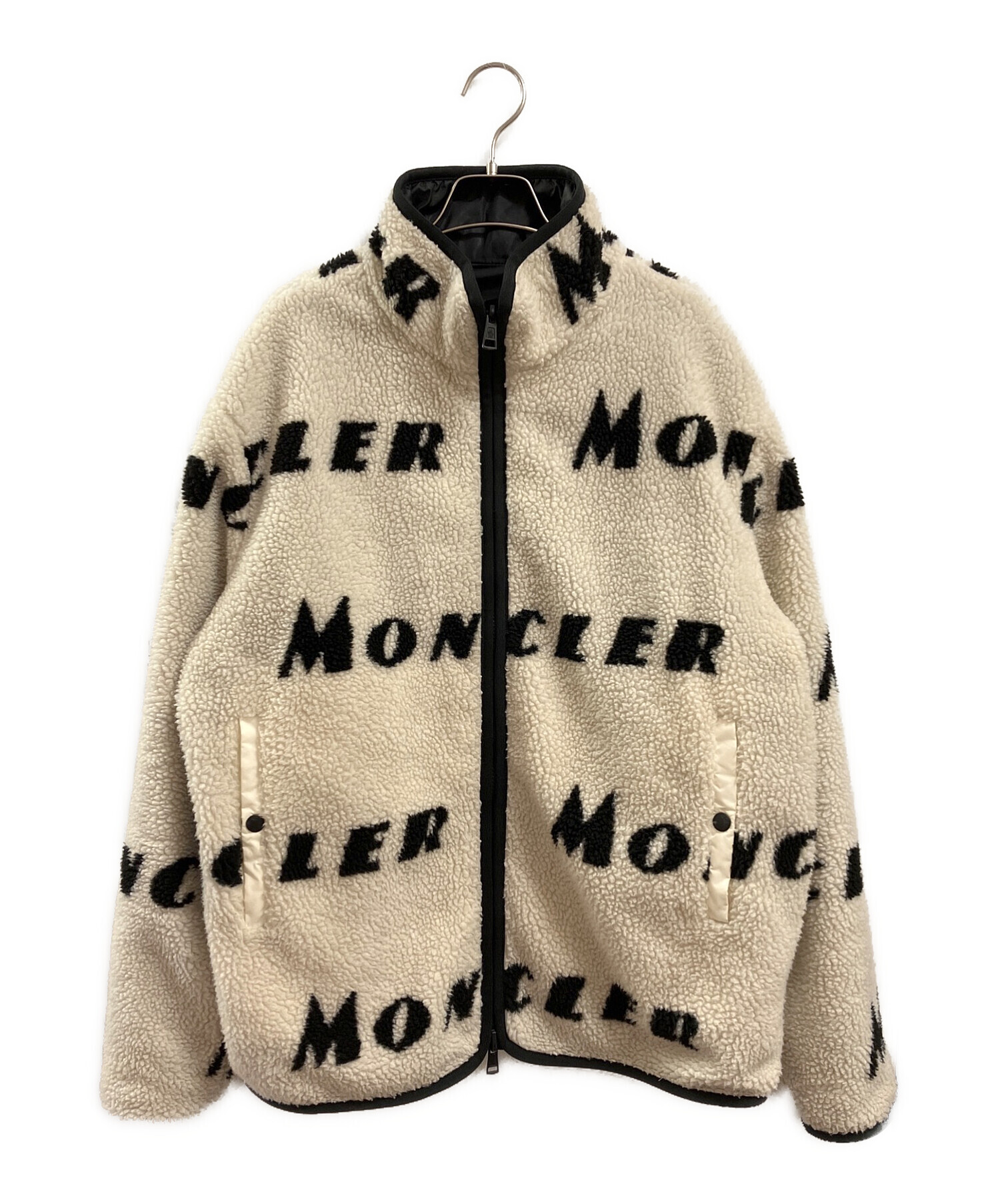 中古・古着通販】MONCLER (モンクレール) MAGLIA ホワイト×ブラック