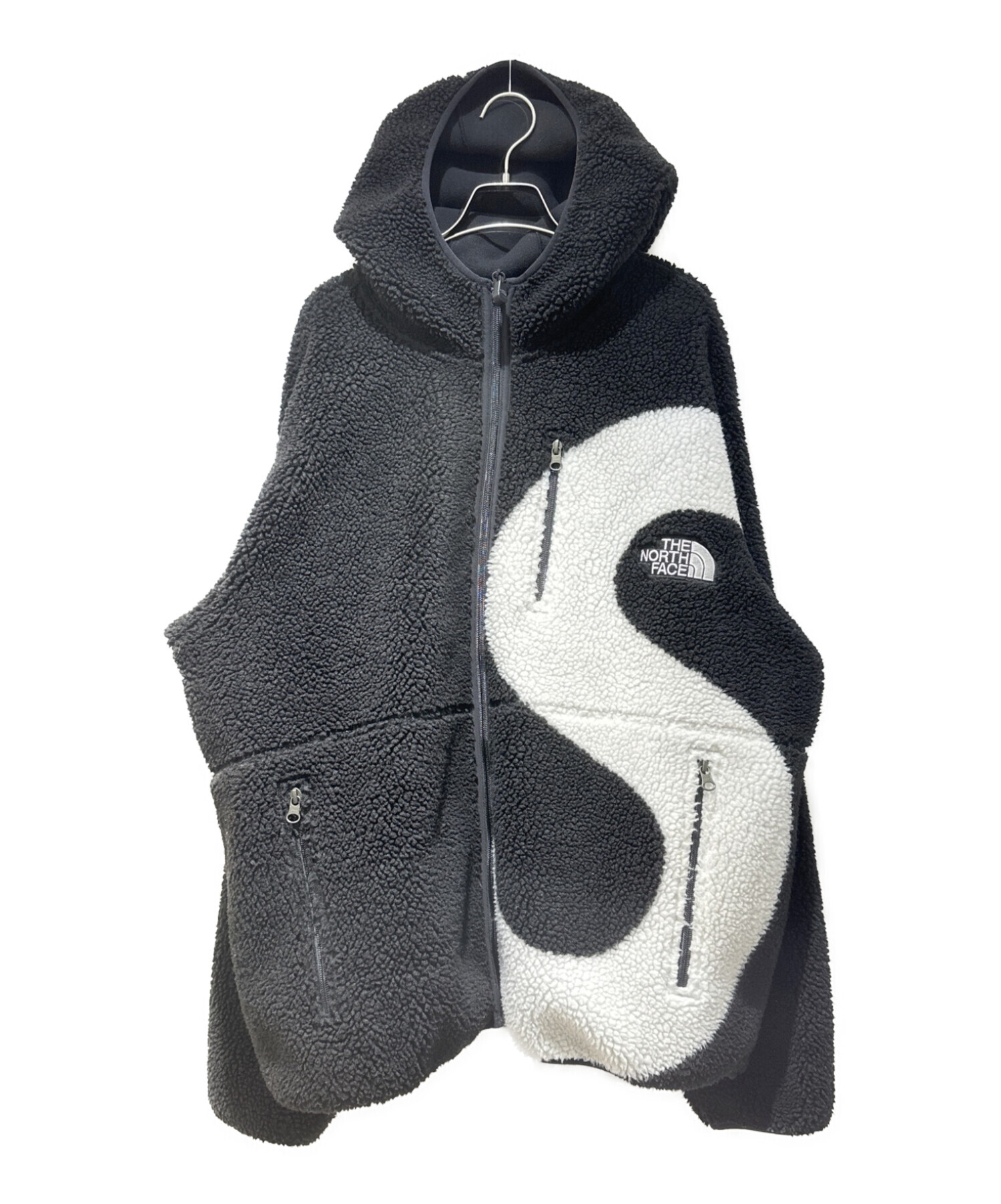 SUPREME (シュプリーム) S Logo Hooded Fleece Jacket ブラック サイズ:XL