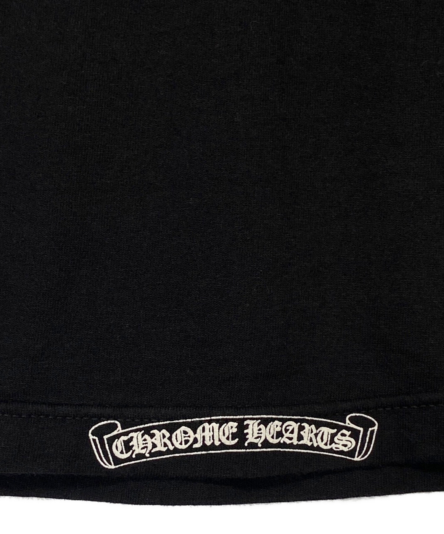 CHROME HEARTS (クロムハーツ) ロングスリーブTシャツ ブラック サイズ:SIZE XL