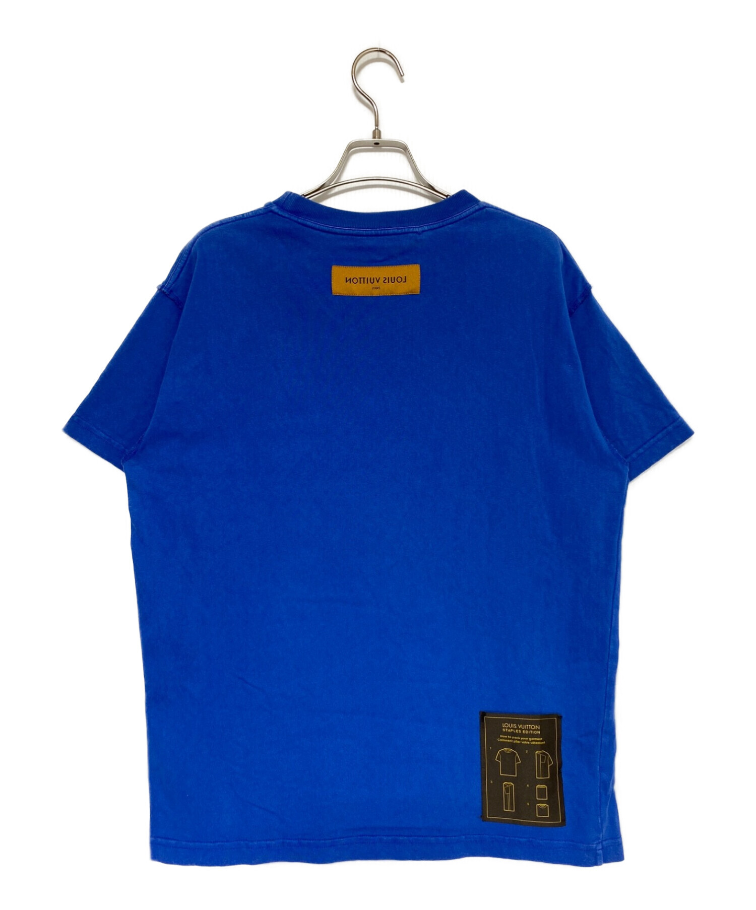 LOUIS VUITTON (ルイ ヴィトン) インサイドアウトTシャツ ブルー サイズ:S