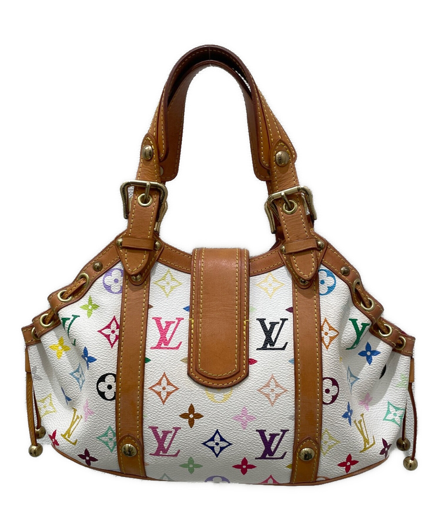 LOUIS VUITTON (ルイ ヴィトン) テダPM ホワイト サイズ:PM