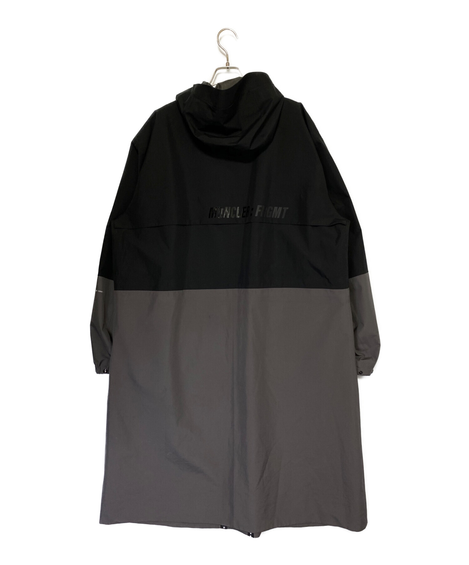 MONCLER GENIUS (モンクレール ジーニアス) FRAGMENT (フラッグメント) Nembus Coat グレー×ブラック  サイズ:SIZE 3