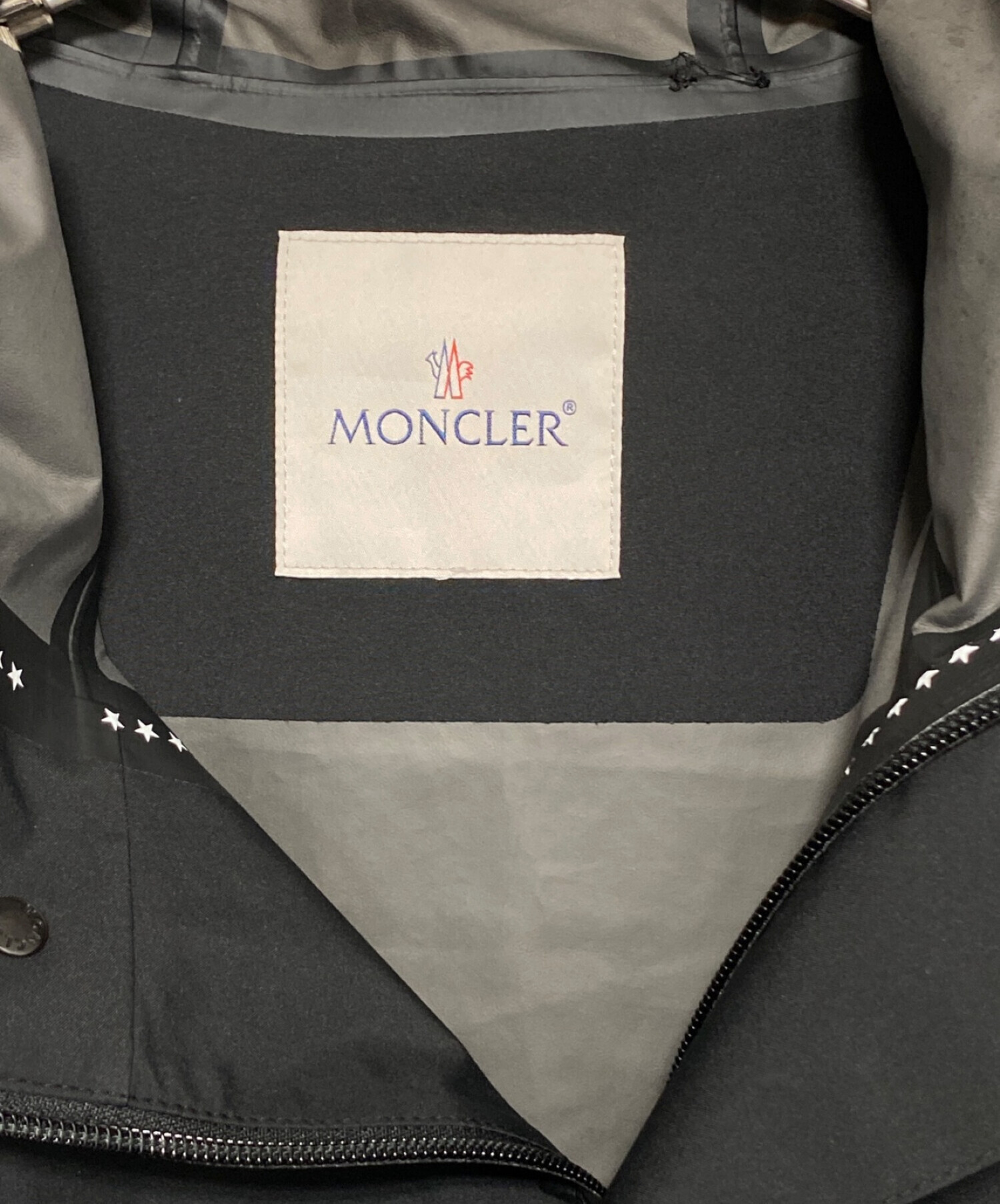 MONCLER GENIUS (モンクレール ジーニアス) FRAGMENT (フラッグメント) Nembus Coat グレー×ブラック  サイズ:SIZE 3