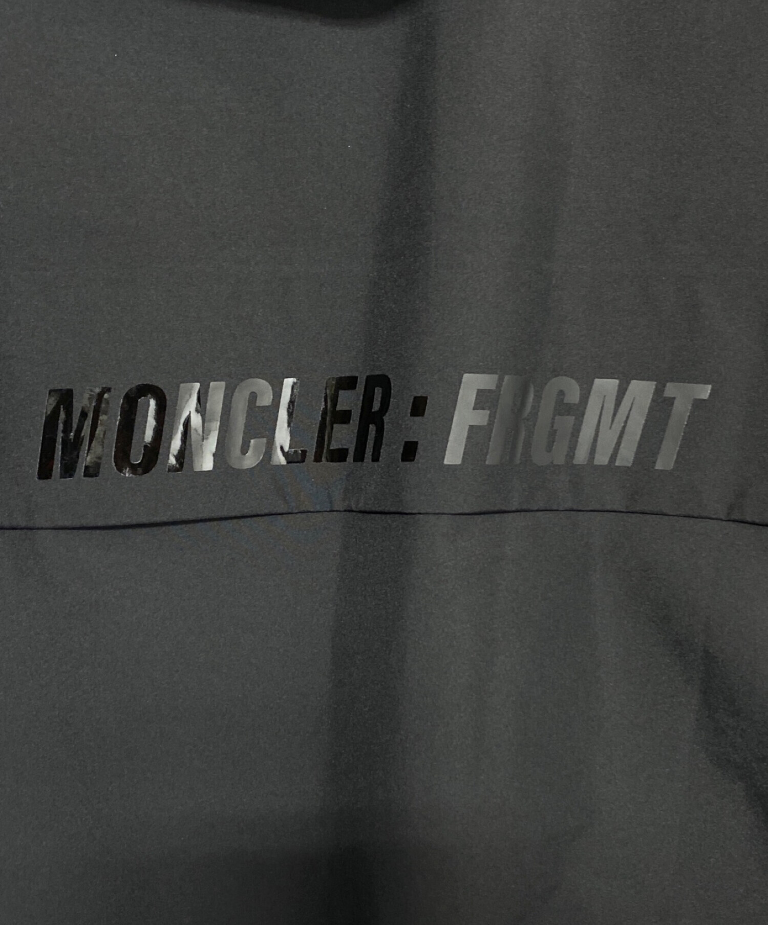 MONCLER GENIUS (モンクレール ジーニアス) FRAGMENT (フラッグメント) Nembus Coat グレー×ブラック  サイズ:SIZE 3