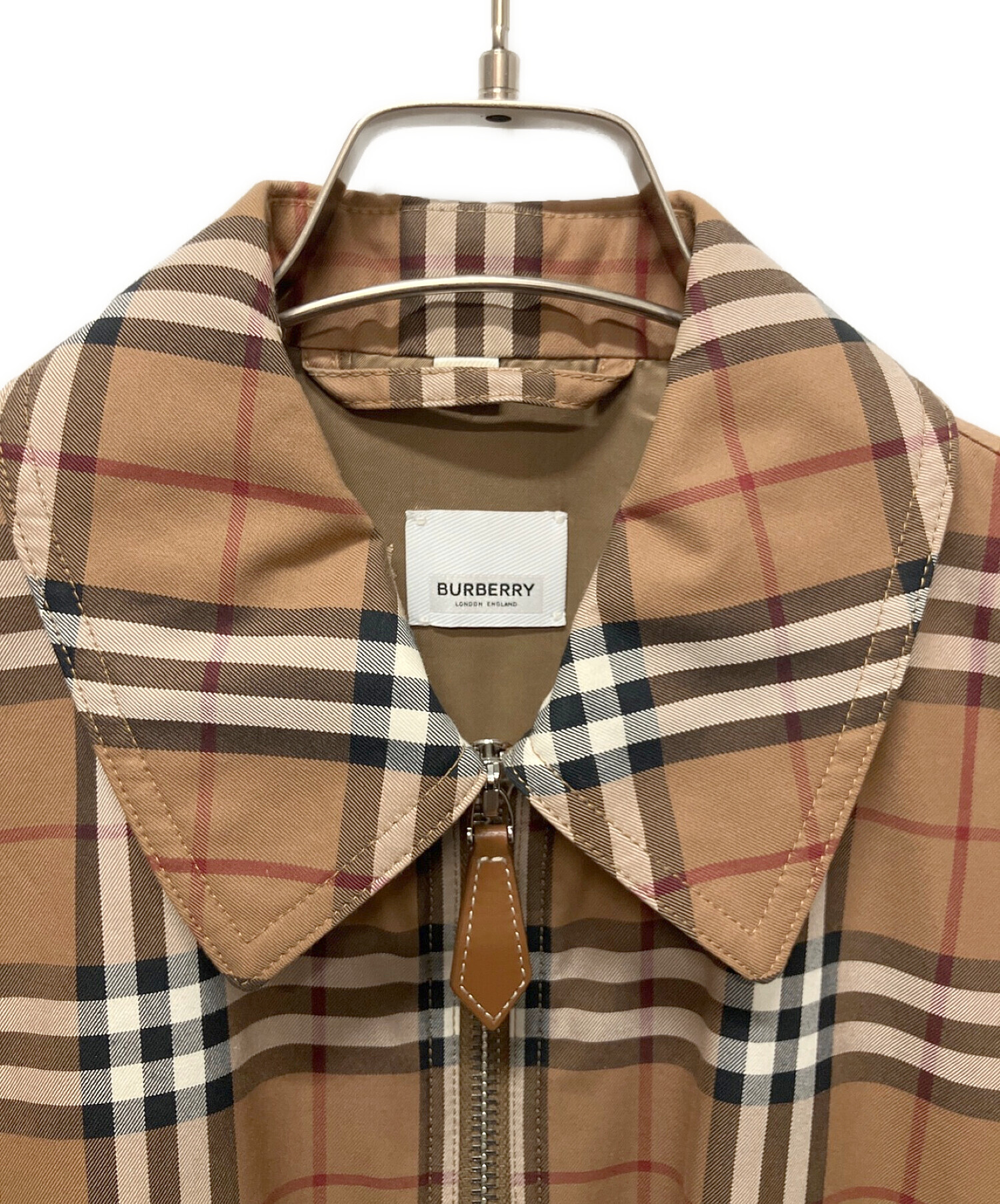 BURBERRY LONDON (バーバリー ロンドン) ノバチェックスウィングトップ ベージュ サイズ:44