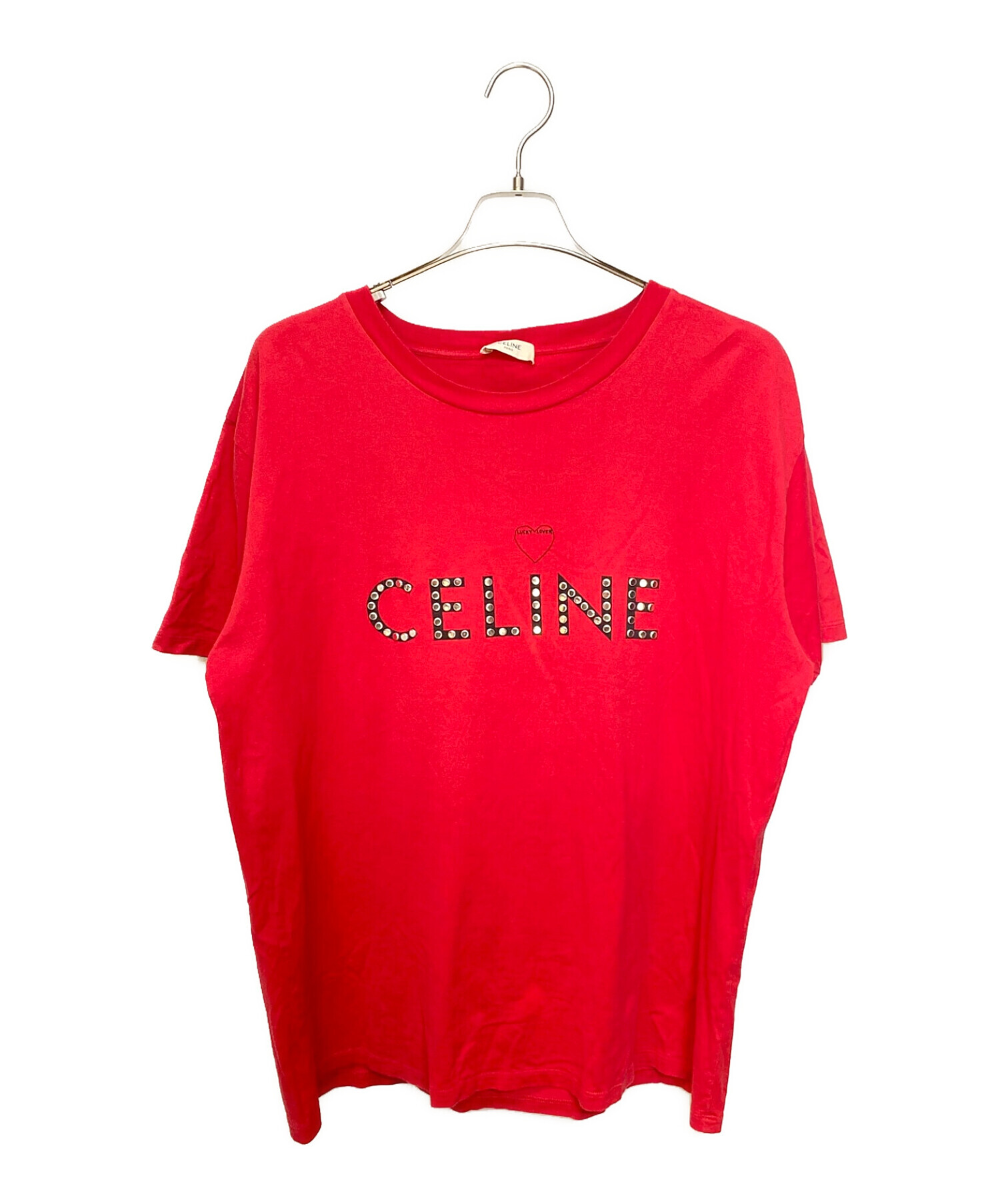 CELINE セリーヌ スタッズ ロゴ Tシャツ ~LサイズセリーヌTシャツ