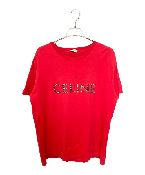 【中古・古着通販】CELINE (セリーヌ) スタッズロゴTシャツ レッド サイズ:L｜ブランド・古着通販 トレファク公式【TREFAC  FASHION】スマホサイト