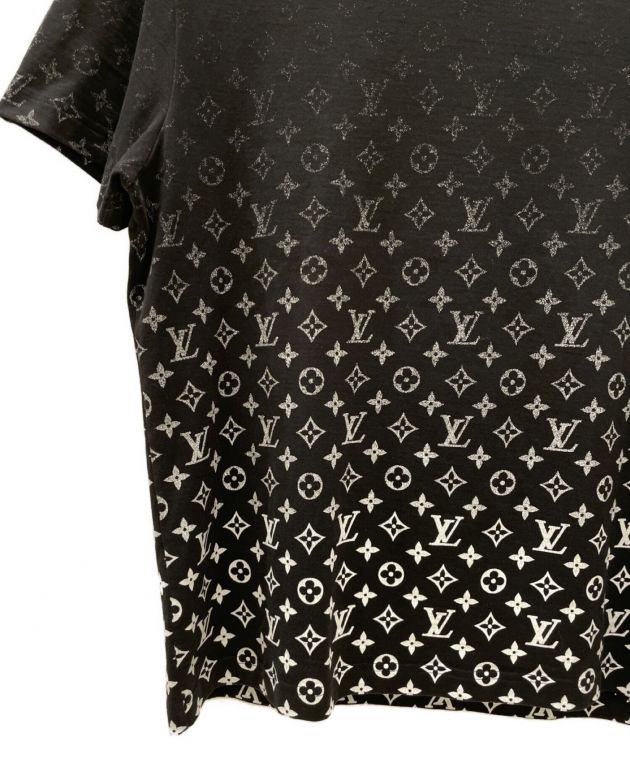 LOUIS VUITTON (ルイ ヴィトン) グラディエントモノグラムTシャツ ブラック サイズ:M