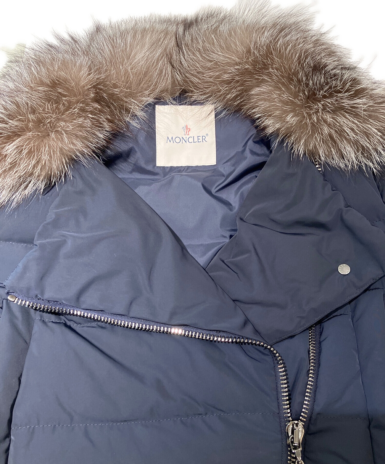 中古・古着通販】MONCLER (モンクレール) METRODORA/ファー付ダウン