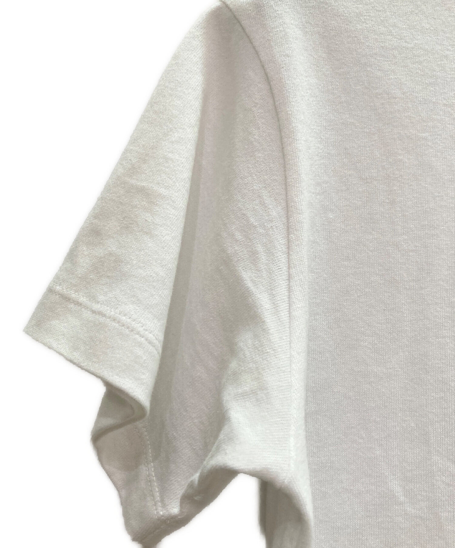 LOUIS VUITTON (ルイ ヴィトン) ロゴ チェーン 半袖Tシャツ ホワイト サイズ:XS