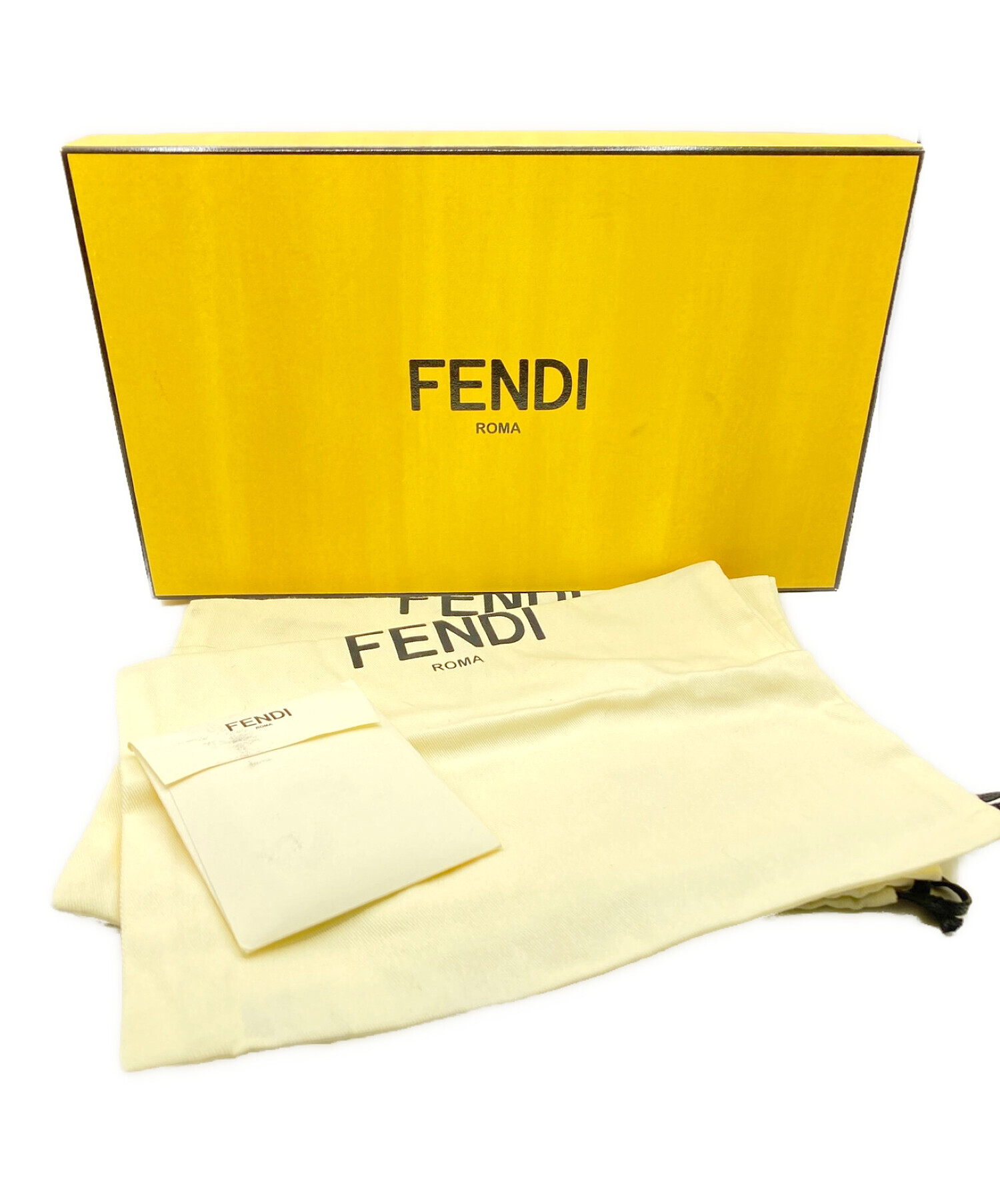 中古・古着通販】FENDI (フェンディ) ハラコサンダル ブラック サイズ