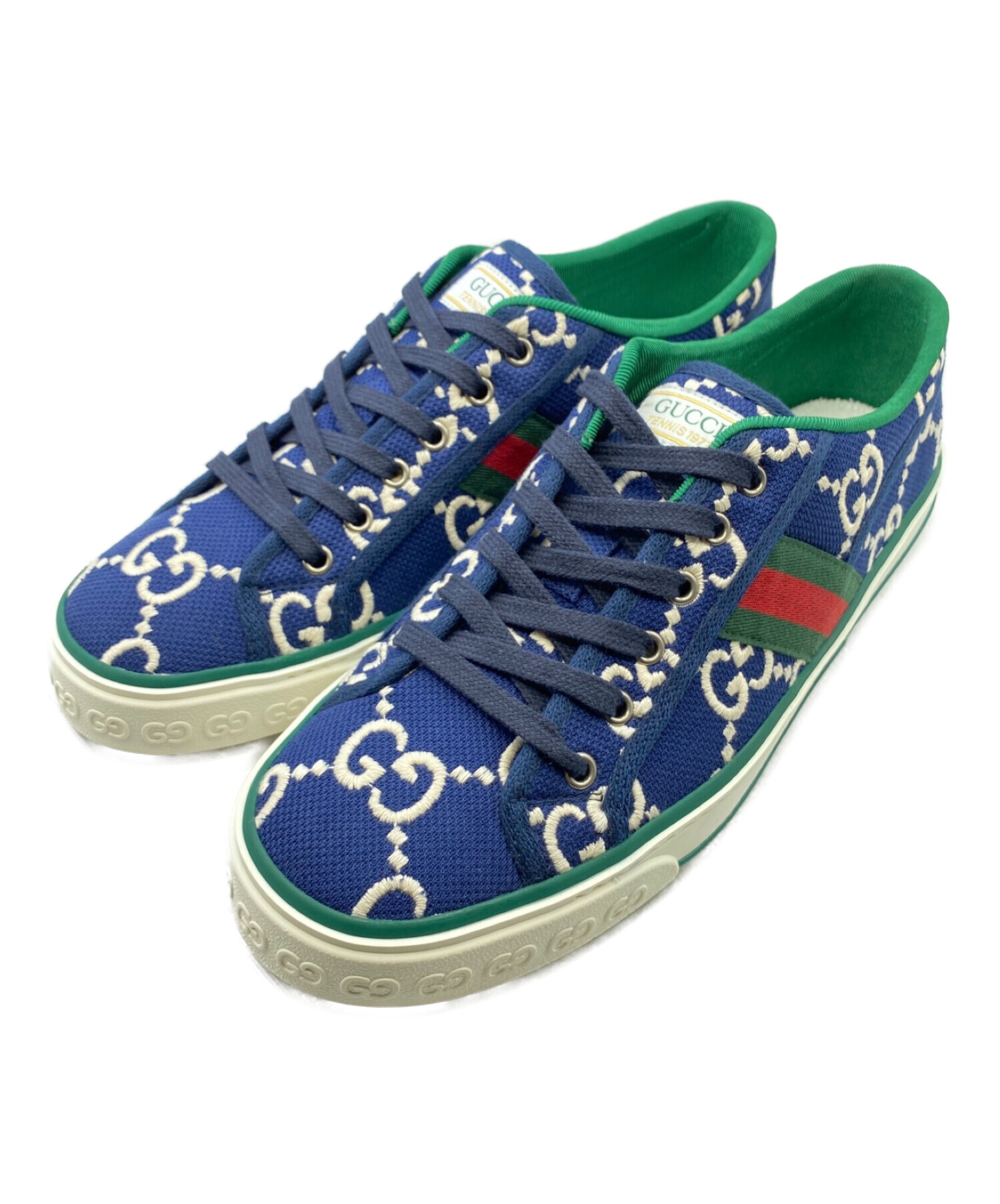 中古・古着通販】GUCCI (グッチ) GUCCI TENNIS 1977 ネイビー サイズ:9