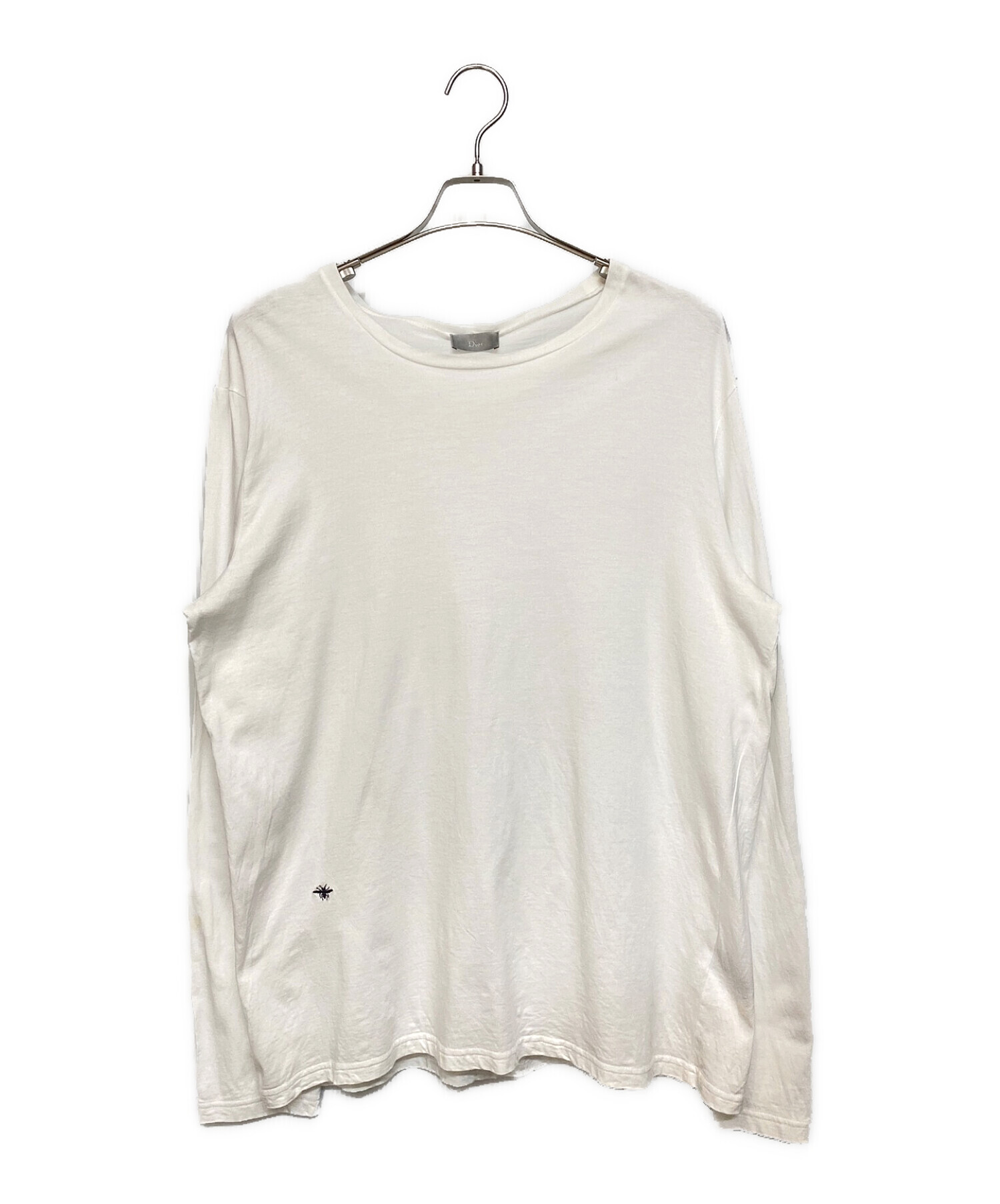 Dior (ディオール) BEE刺繍ロングTシャツ ホワイト サイズ:XL
