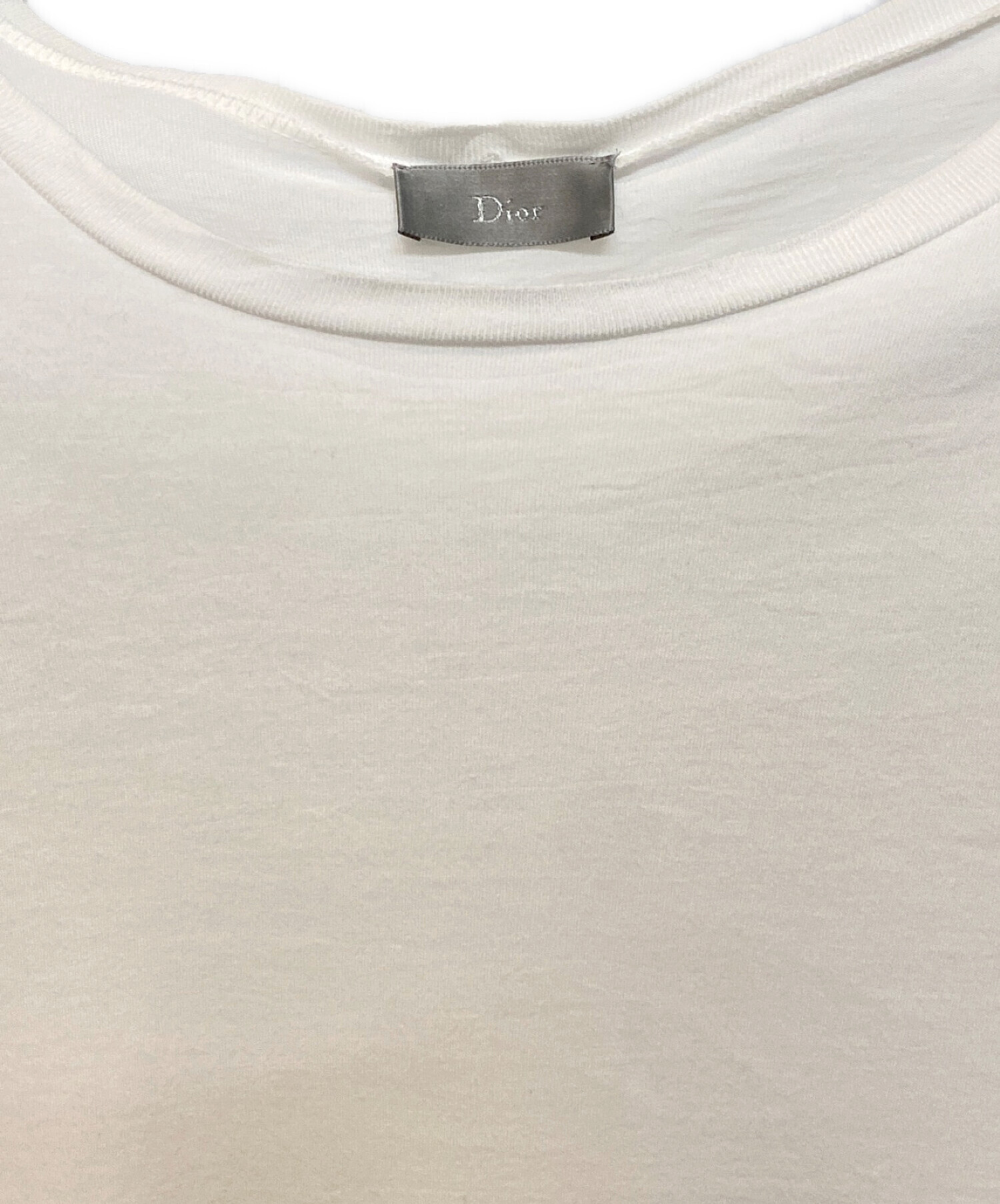 中古・古着通販】Dior (ディオール) BEE刺繍ロングTシャツ ホワイト