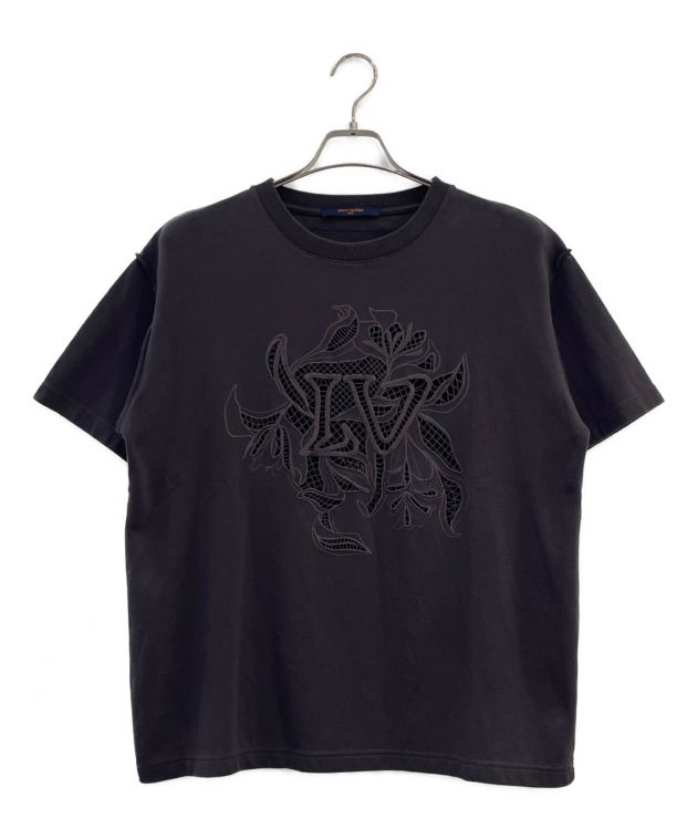 中古・古着通販】LOUIS VUITTON (ルイ ヴィトン) ヴェジェトゥルレースエンブロイダリーTシャツ グレー サイズ:M｜ブランド・古着通販  トレファク公式【TREFAC FASHION】スマホサイト