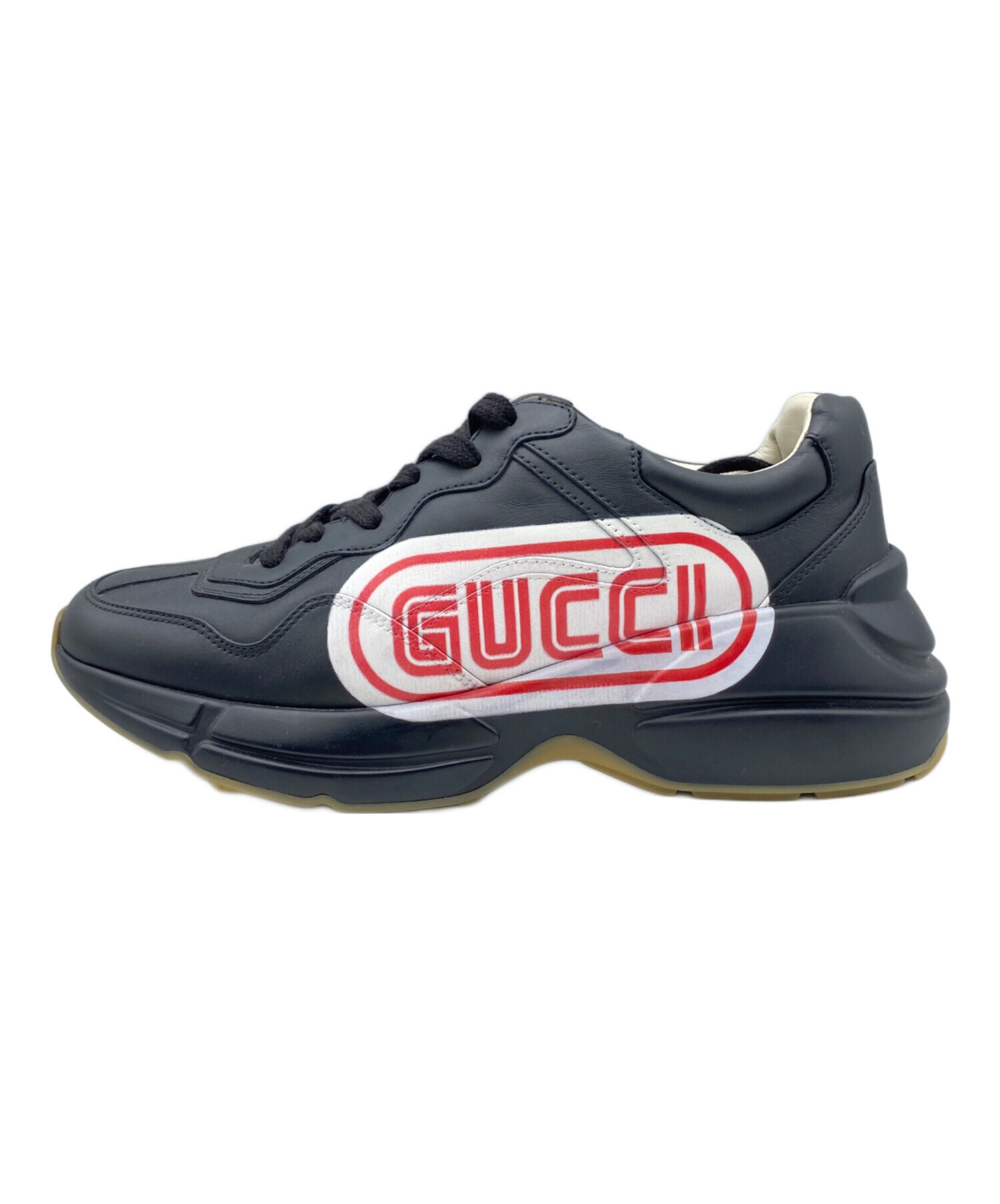 中古・古着通販】GUCCI (グッチ) ライトンスニーカー ブラック サイズ:6 1/2｜ブランド・古着通販 トレファク公式【TREFAC  FASHION】スマホサイト