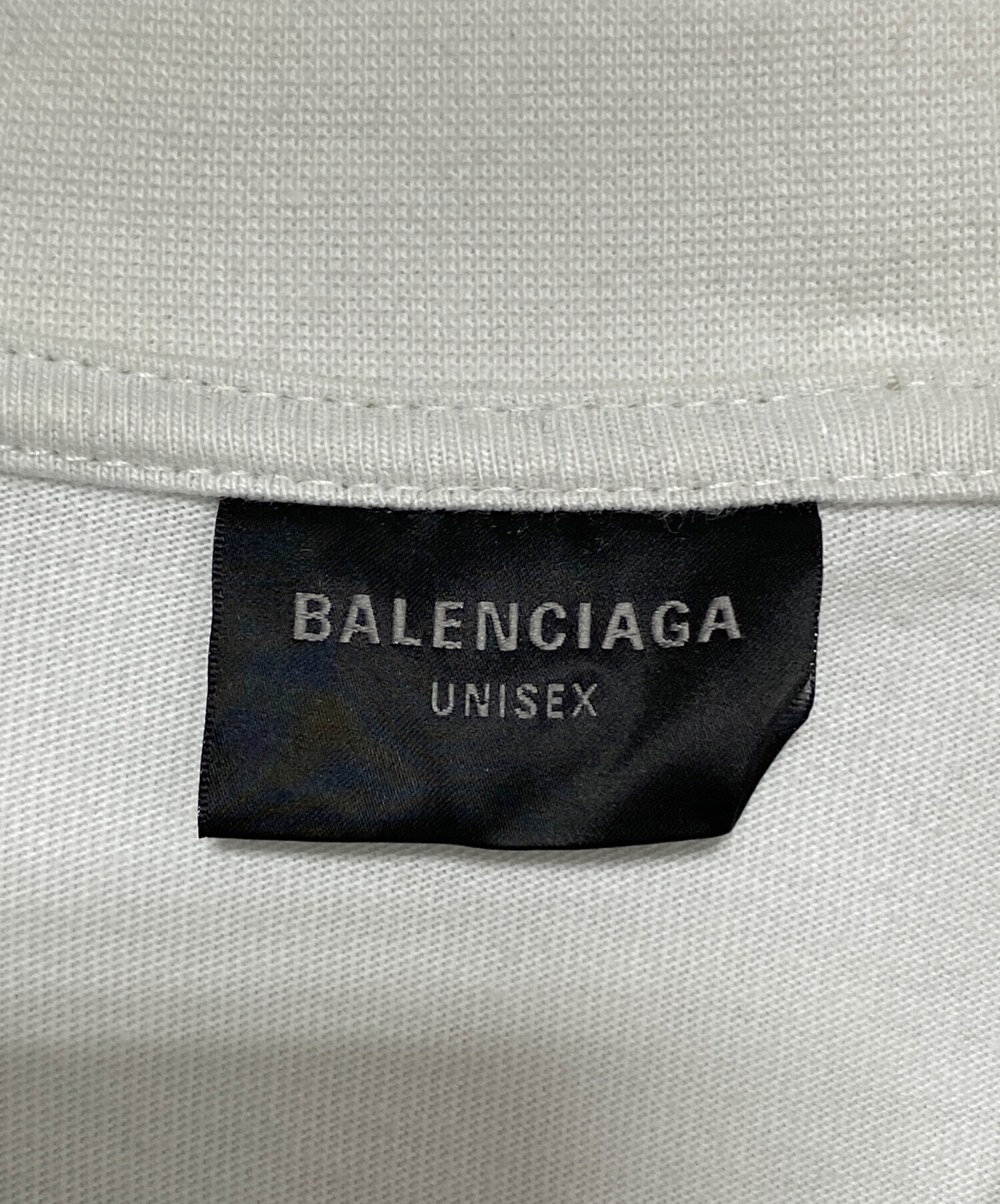 中古・古着通販】BALENCIAGA (バレンシアガ) 刺繍ロゴTシャツ ホワイト サイズ:L｜ブランド・古着通販 トレファク公式【TREFAC  FASHION】スマホサイト