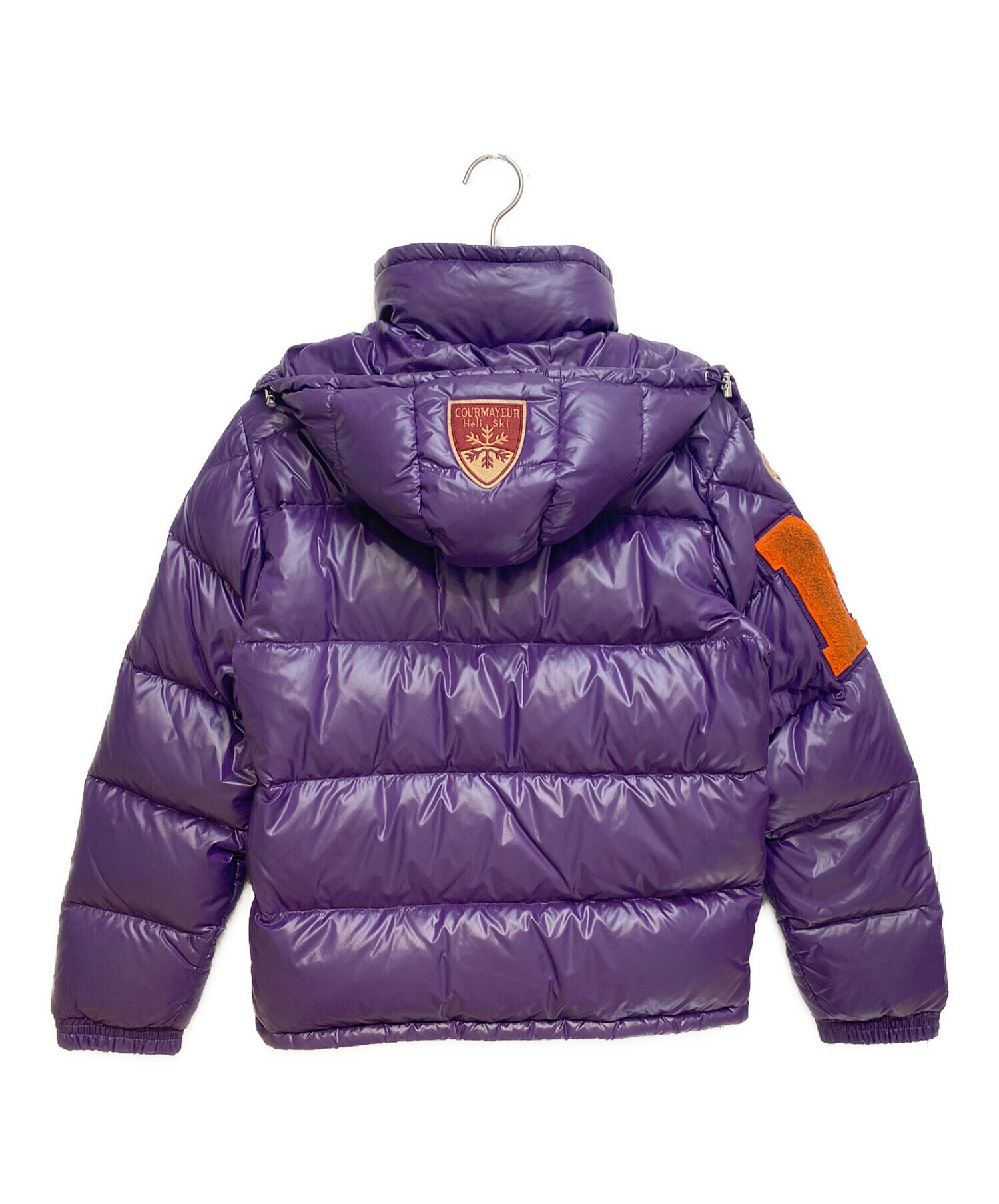 中古・古着通販】MONCLER (モンクレール) Patch down jacket (ワッペンダウンジャケット) パープル サイズ:1｜ブランド・古着通販  トレファク公式【TREFAC FASHION】スマホサイト