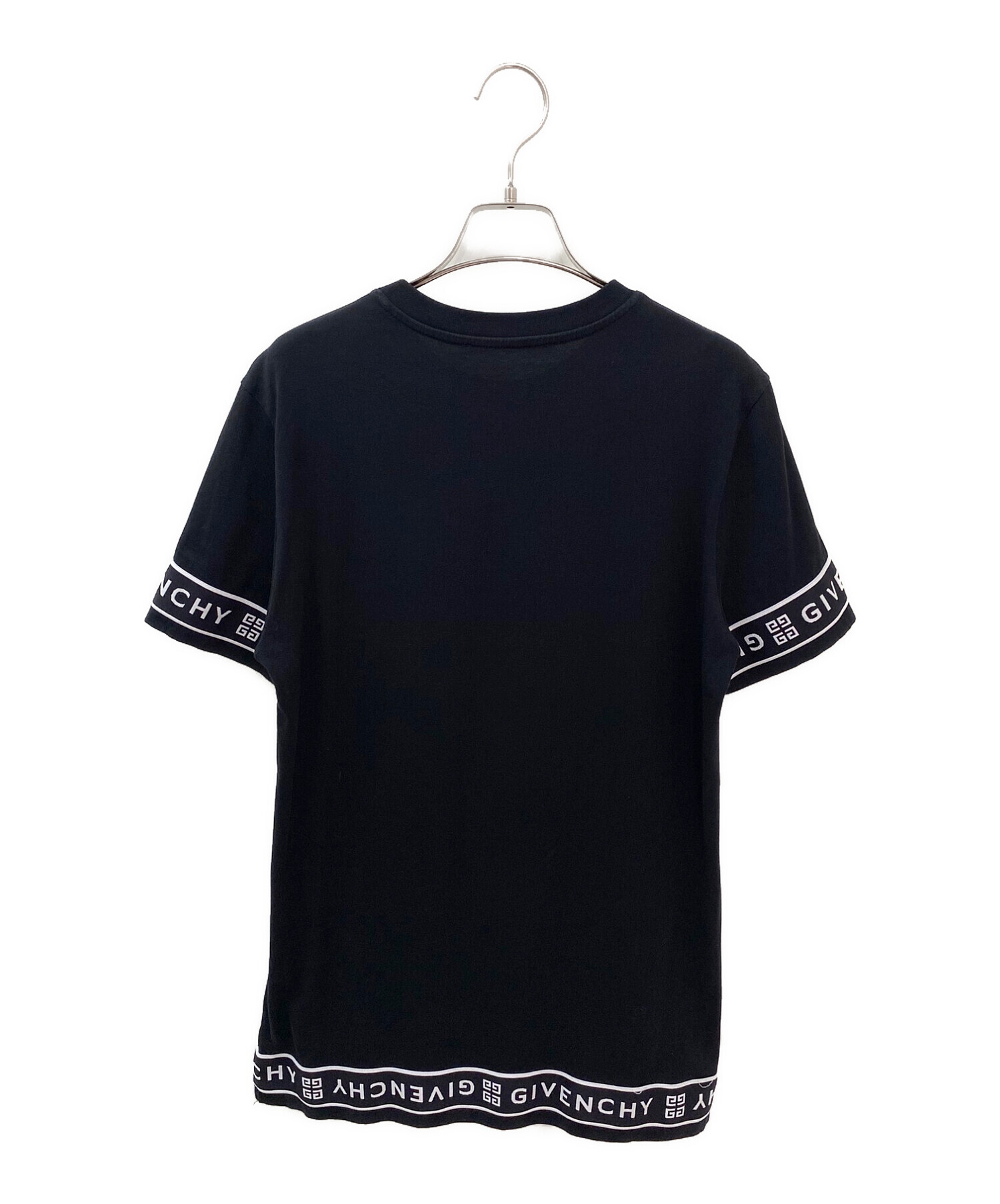 GIVENCHY (ジバンシィ) スリーブロゴTシャツ ブラック サイズ:XS