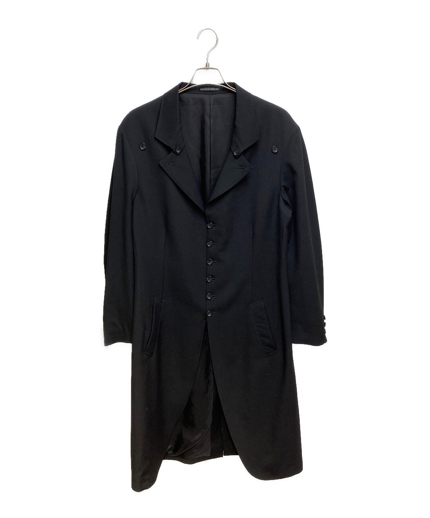 Yohji Yamamoto pour homme (ヨウジヤマモト プールオム) 22AW 前端つき合わせ6ボタンジャケット ブラック サイズ:2