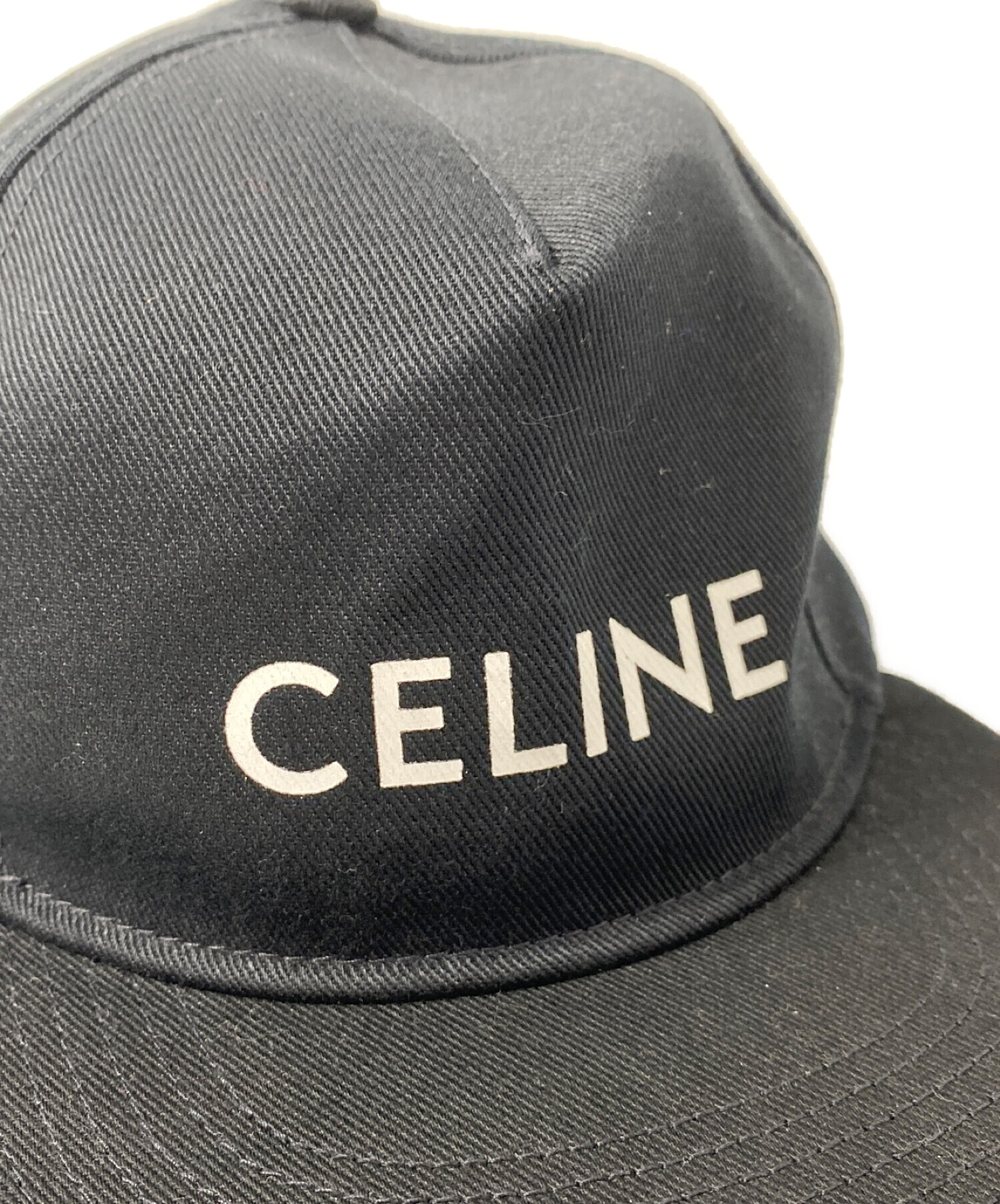 中古・古着通販】CELINE (セリーヌ) ロゴキャップ ブラック サイズ:M｜ブランド・古着通販 トレファク公式【TREFAC  FASHION】スマホサイト