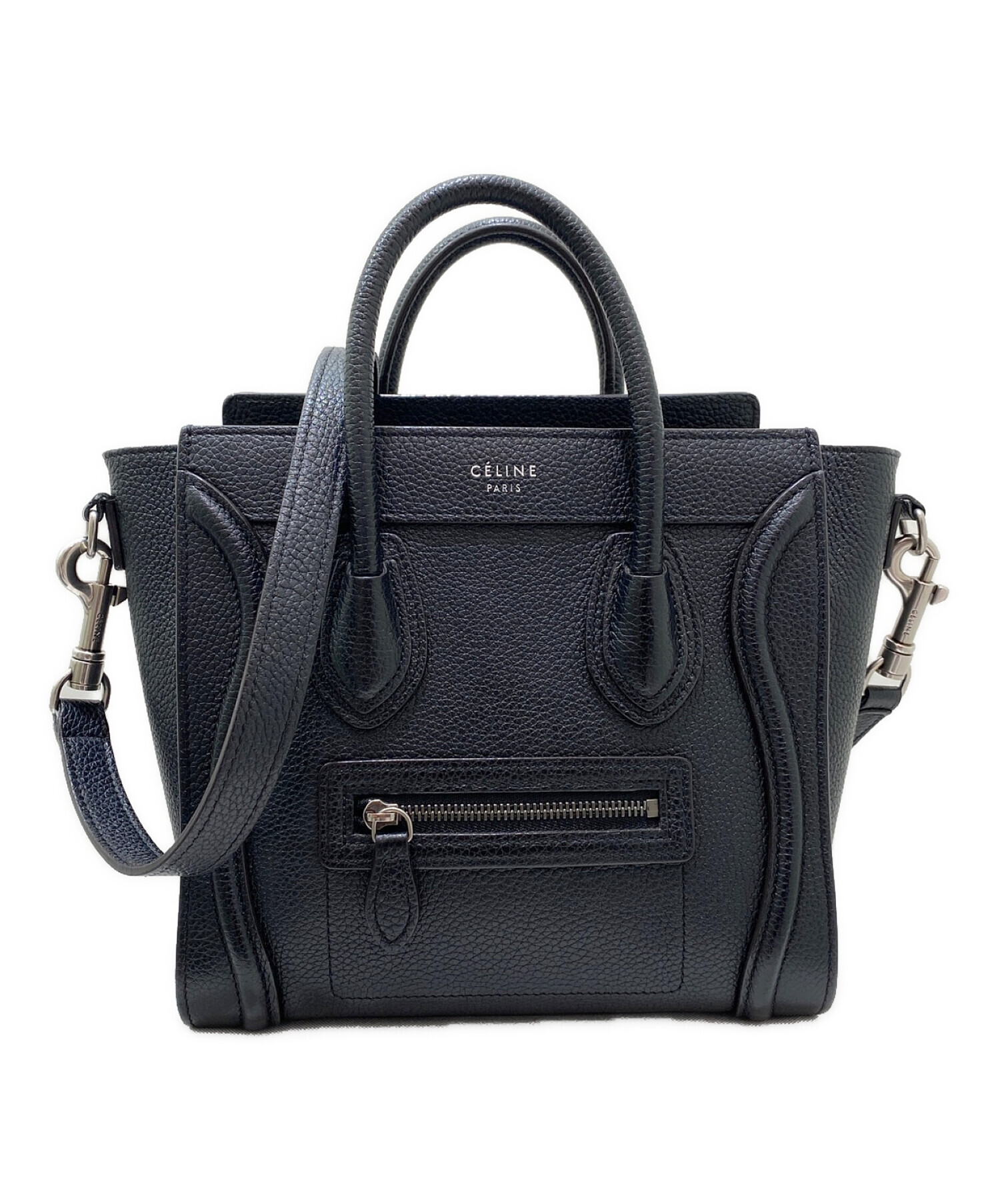 中古・古着通販】CELINE (セリーヌ) ラゲージナノ ブラック｜ブランド・古着通販 トレファク公式【TREFAC FASHION】スマホサイト