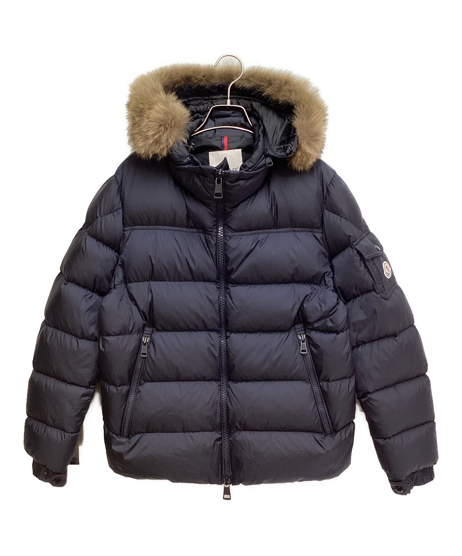 中古・古着通販】MONCLER (モンクレール) MARQUE（マルク）/ダウンジャケット ネイビー サイズ:1｜ブランド・古着通販  トレファク公式【TREFAC FASHION】スマホサイト