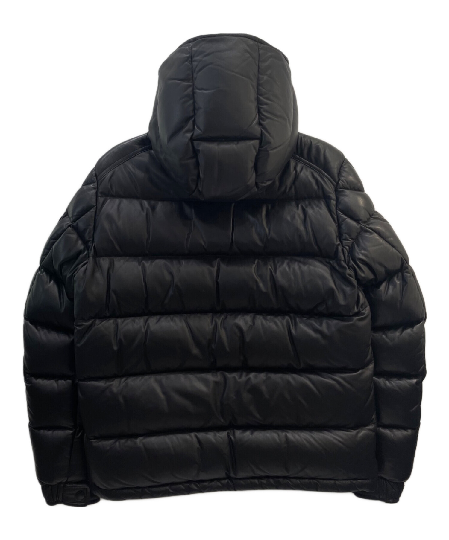 中古・古着通販】MONCLER (モンクレール) DASSIN レザーダウンジャケット ブラック サイズ:2｜ブランド・古着通販  トレファク公式【TREFAC FASHION】スマホサイト