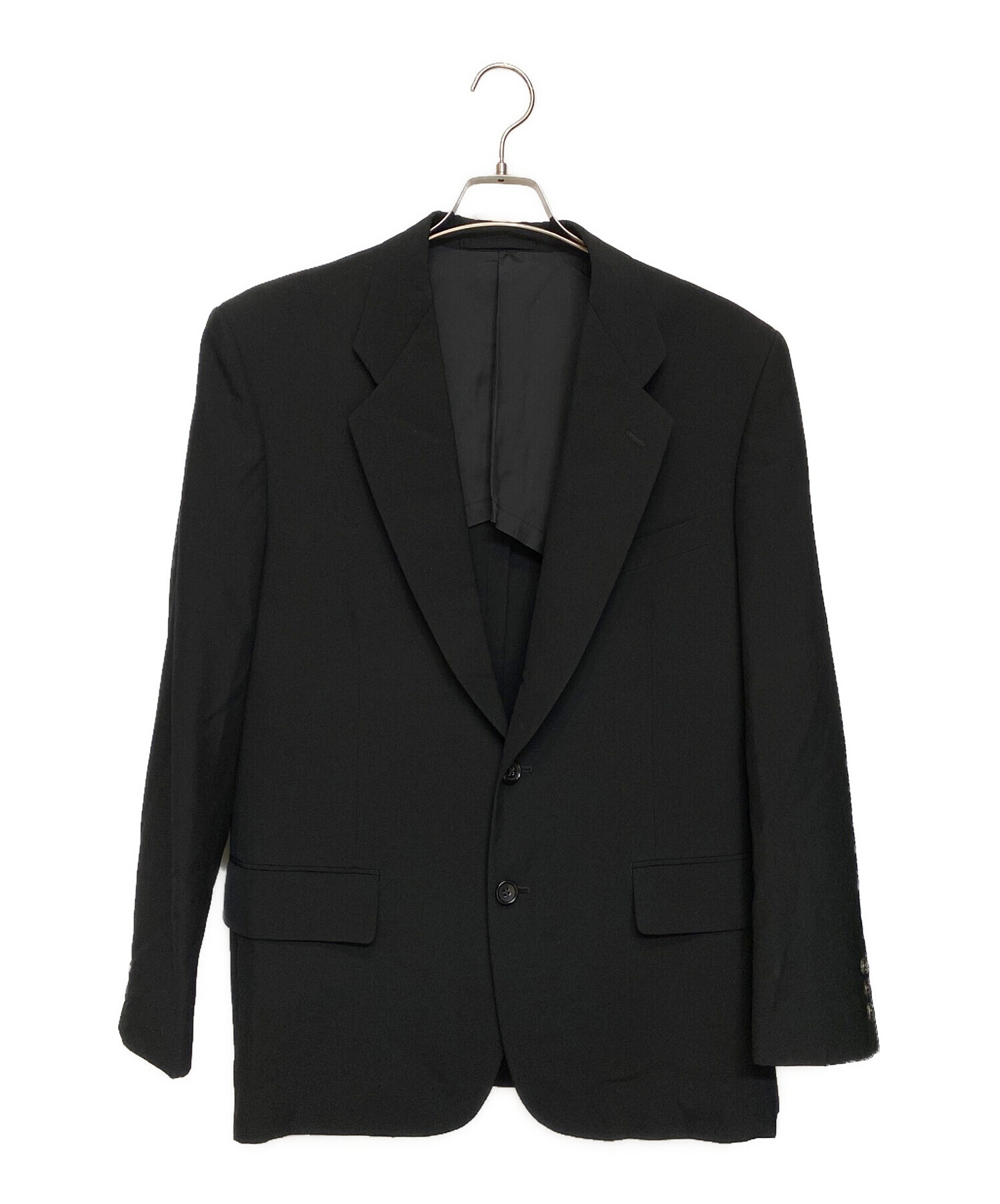 COMME des GARCONS HOMME PLUS (コムデギャルソンオムプリュス) 2Bスーツ セットアップ ブラック サイズ:S