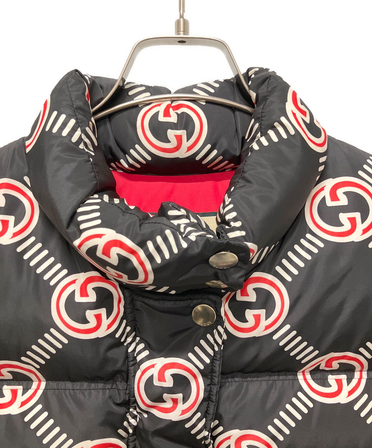 中古・古着通販】GUCCI (グッチ) GGロゴダウンベスト ブラック サイズ:36｜ブランド・古着通販 トレファク公式【TREFAC  FASHION】スマホサイト