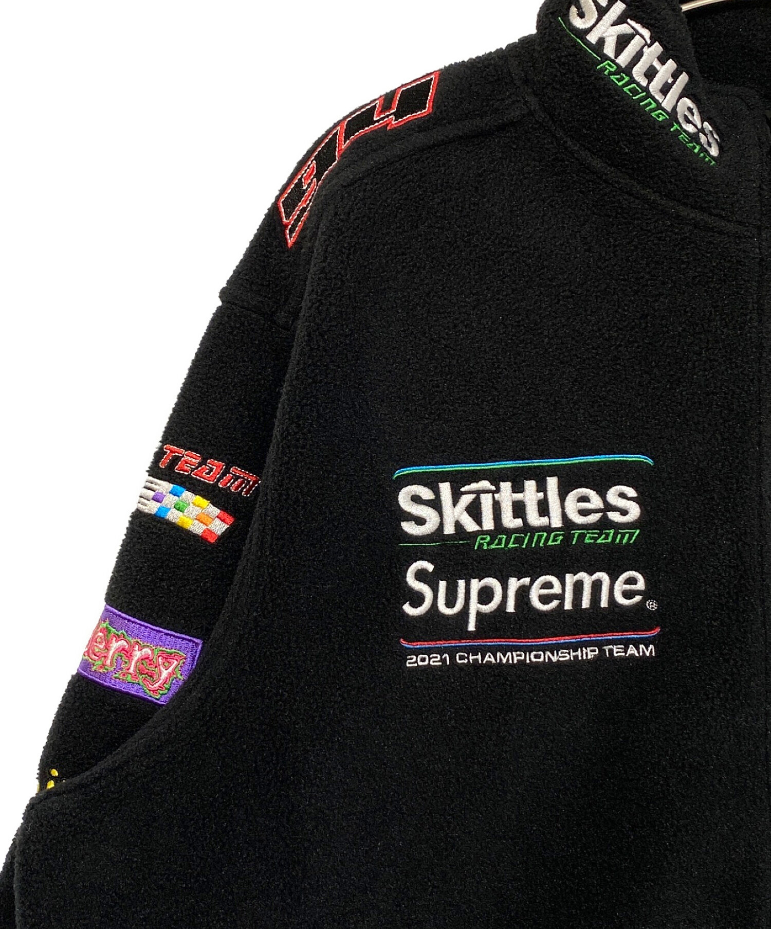 SUPREME (シュプリーム) Skittles POLARTEC Jacket ブラック サイズ:L