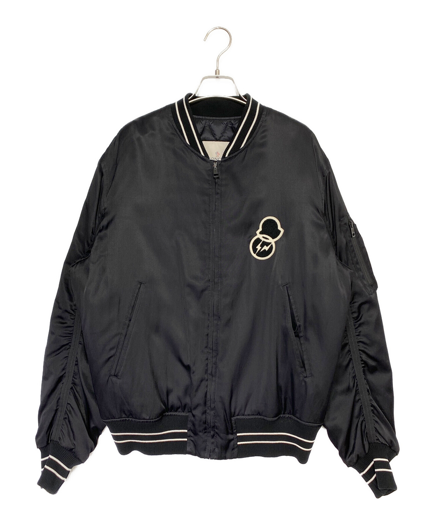 中古・古着通販】MONCLER (モンクレール) FRAGMENT DESIGN (フラグメントデザイン) HAN/ダウンジャケット  ブラック｜ブランド・古着通販 トレファク公式【TREFAC FASHION】スマホサイト