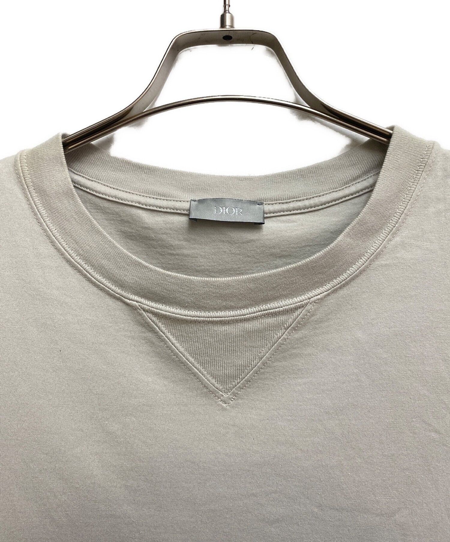 中古・古着通販】Dior (ディオール) ポケットTシャツ グレー サイズ:L 