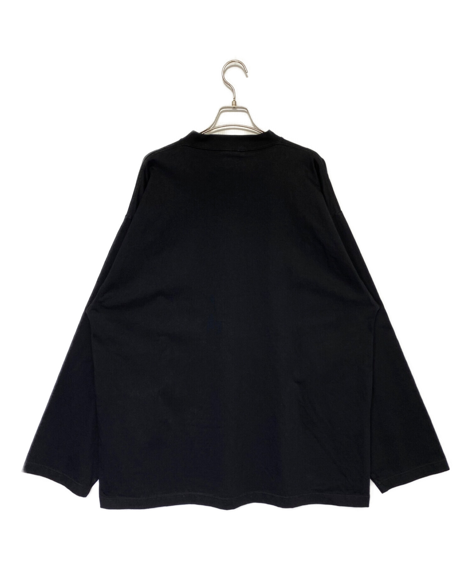 BALENCIAGA (バレンシアガ) ロングスリーブTシャツ ブラック サイズ:2