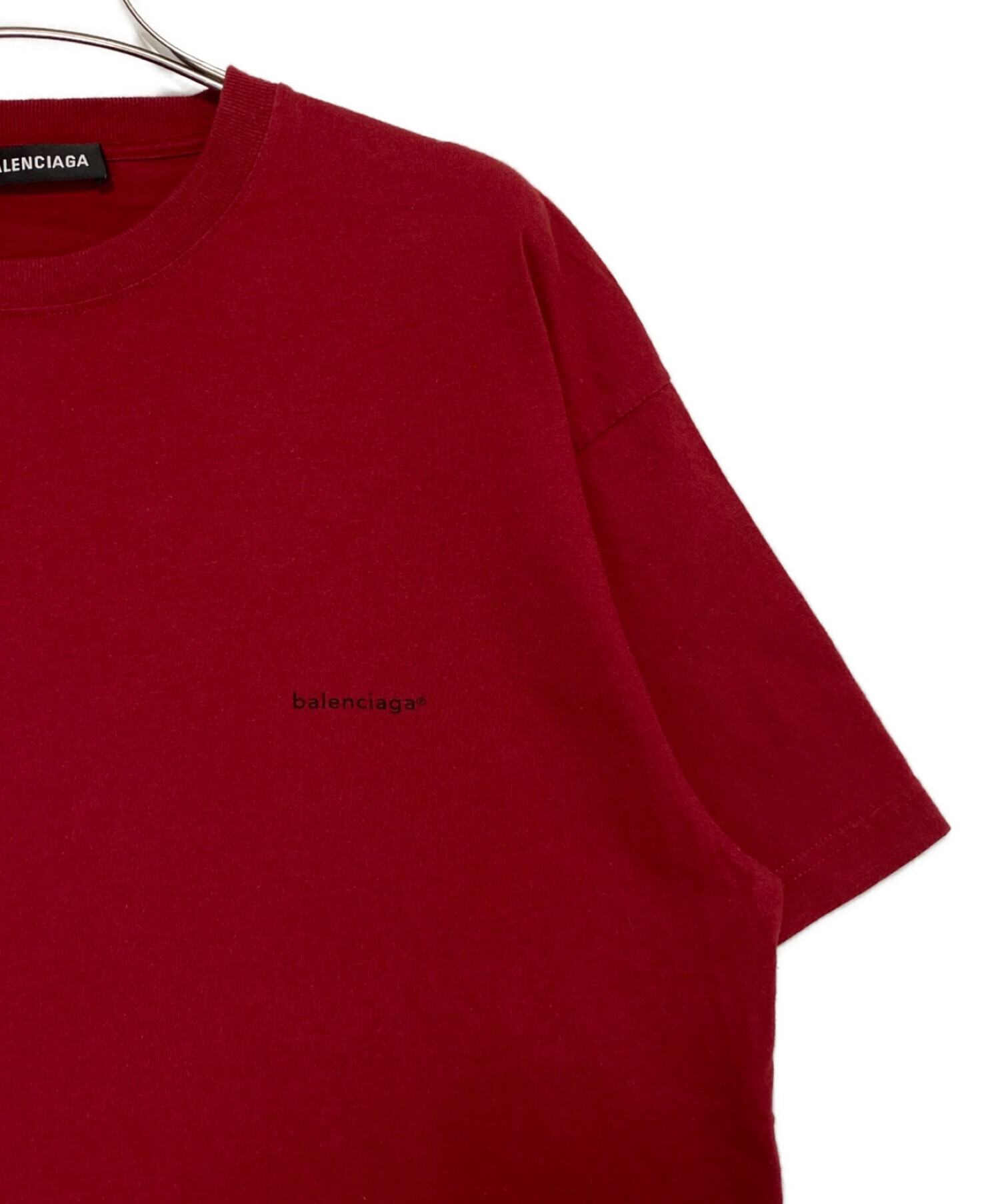 中古・古着通販】BALENCIAGA (バレンシアガ) ワンポイントロゴTシャツ