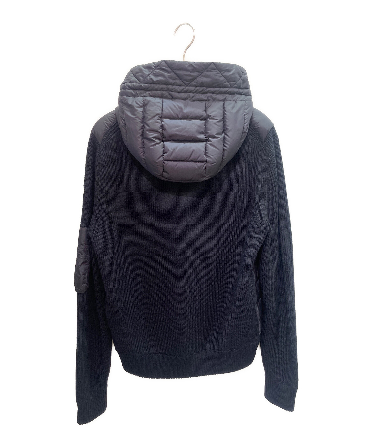 MONCLER (モンクレール) MAGLIONE TRICOT CARDIGAN/ダウンジャケット ネイビー サイズ:M