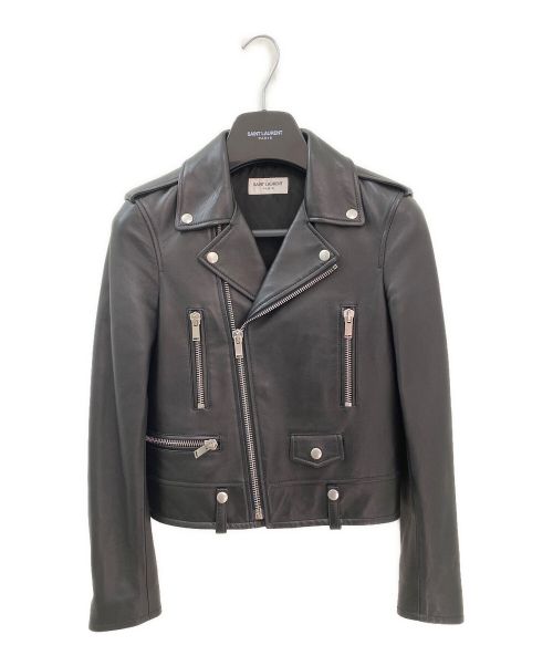 【中古・古着通販】Saint Laurent Paris (サンローランパリ) L01ライダースジャケット ブラック サイズ:34｜ブランド・古着通販  トレファク公式【TREFAC FASHION】スマホサイト