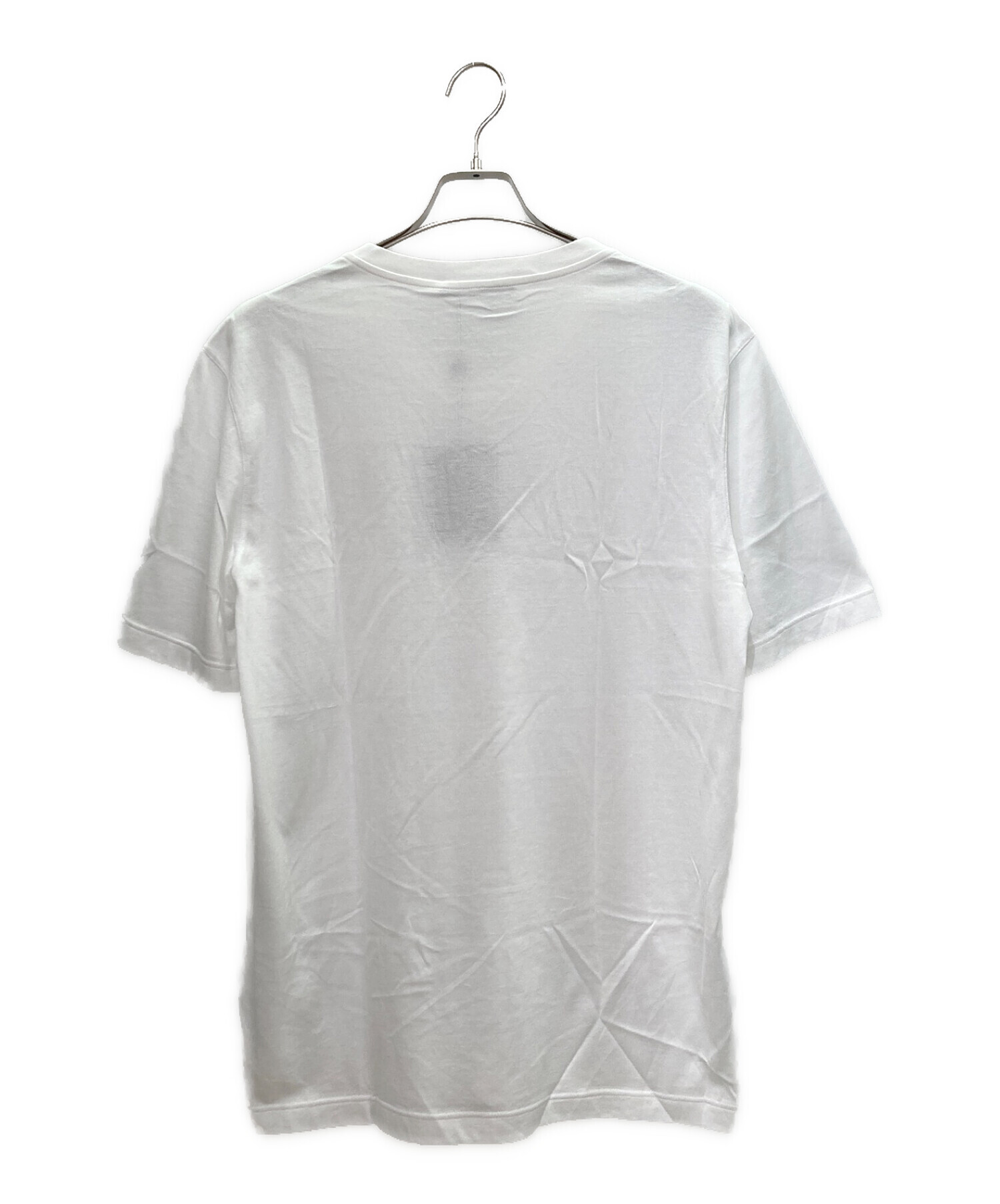 LOUIS VUITTON (ルイ ヴィトン) ワンポイント Vネック Tシャツ ホワイト サイズ:XL