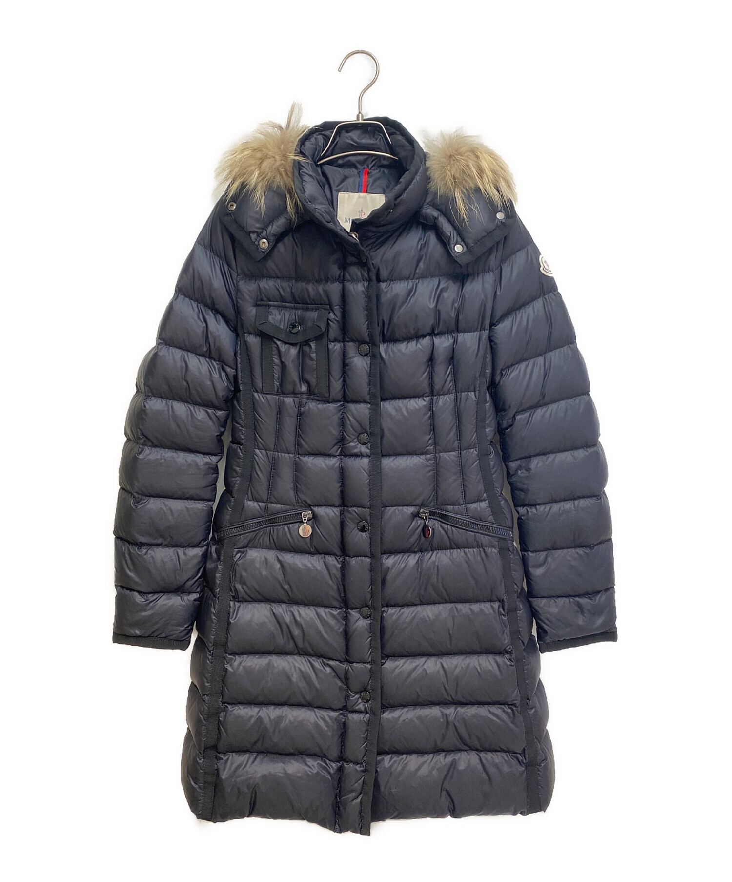 中古・古着通販】MONCLER (モンクレール) HERMIFUR(エルミファー)/ダウンコート ブラック サイズ:1｜ブランド・古着通販  トレファク公式【TREFAC FASHION】スマホサイト