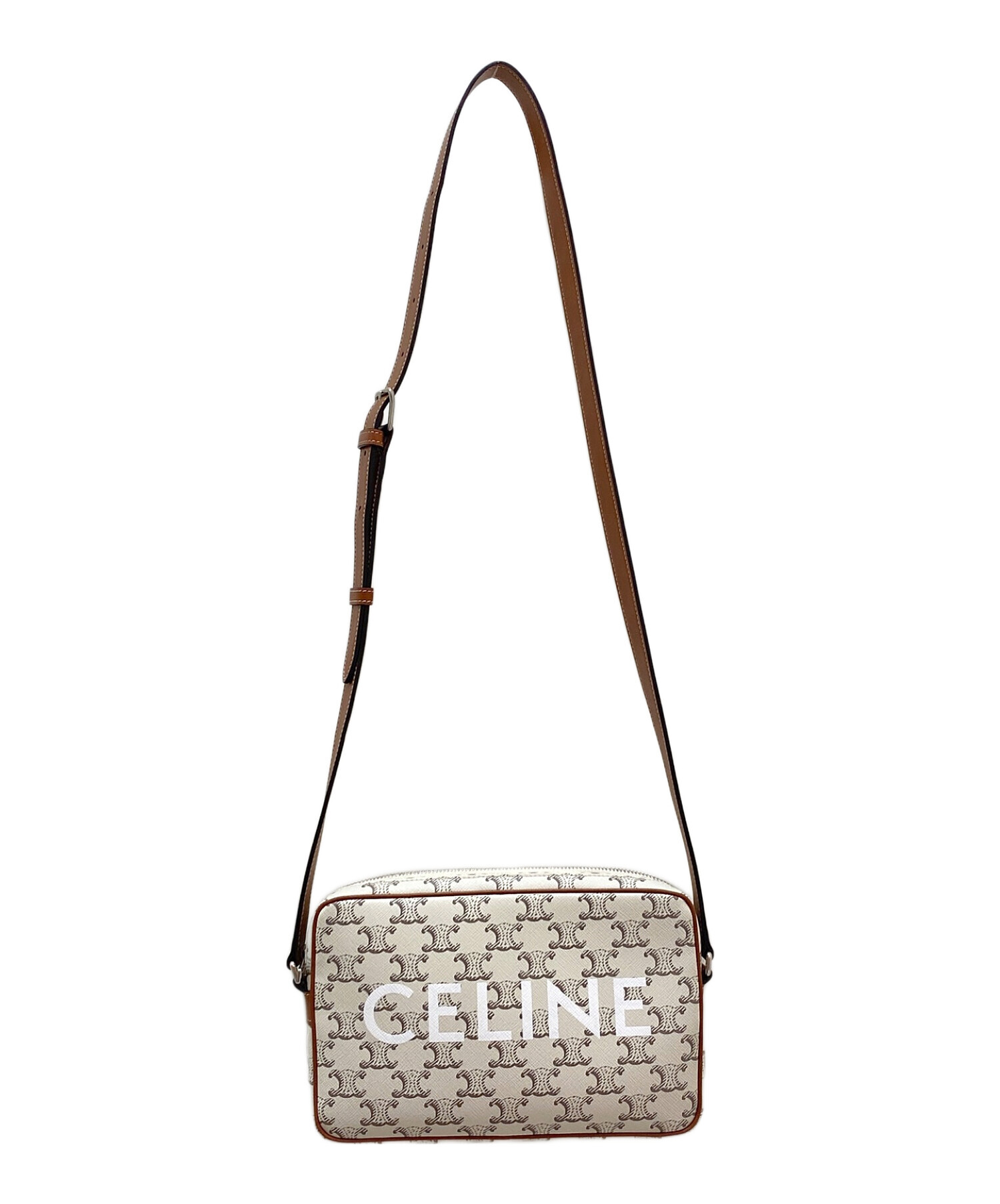 中古・古着通販】CELINE (セリーヌ) ミディアム メッセンジャーバッグ ホワイト｜ブランド・古着通販 トレファク公式【TREFAC  FASHION】スマホサイト