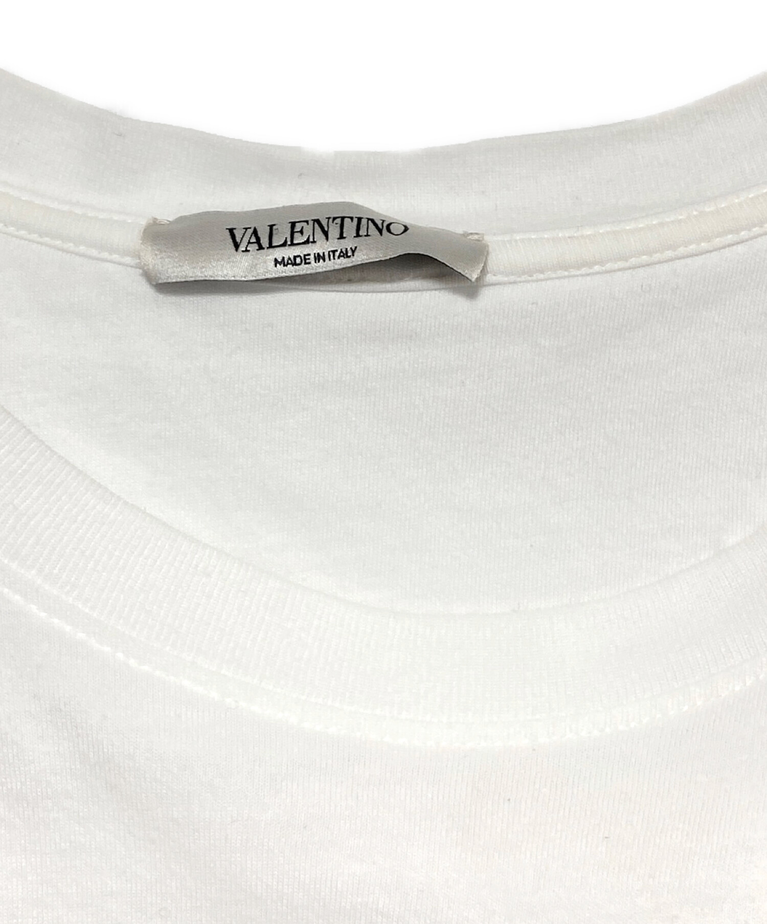 中古・古着通販】VALENTINO (ヴァレンティノ) Tシャツ ホワイト サイズ:S｜ブランド・古着通販 トレファク公式【TREFAC  FASHION】スマホサイト