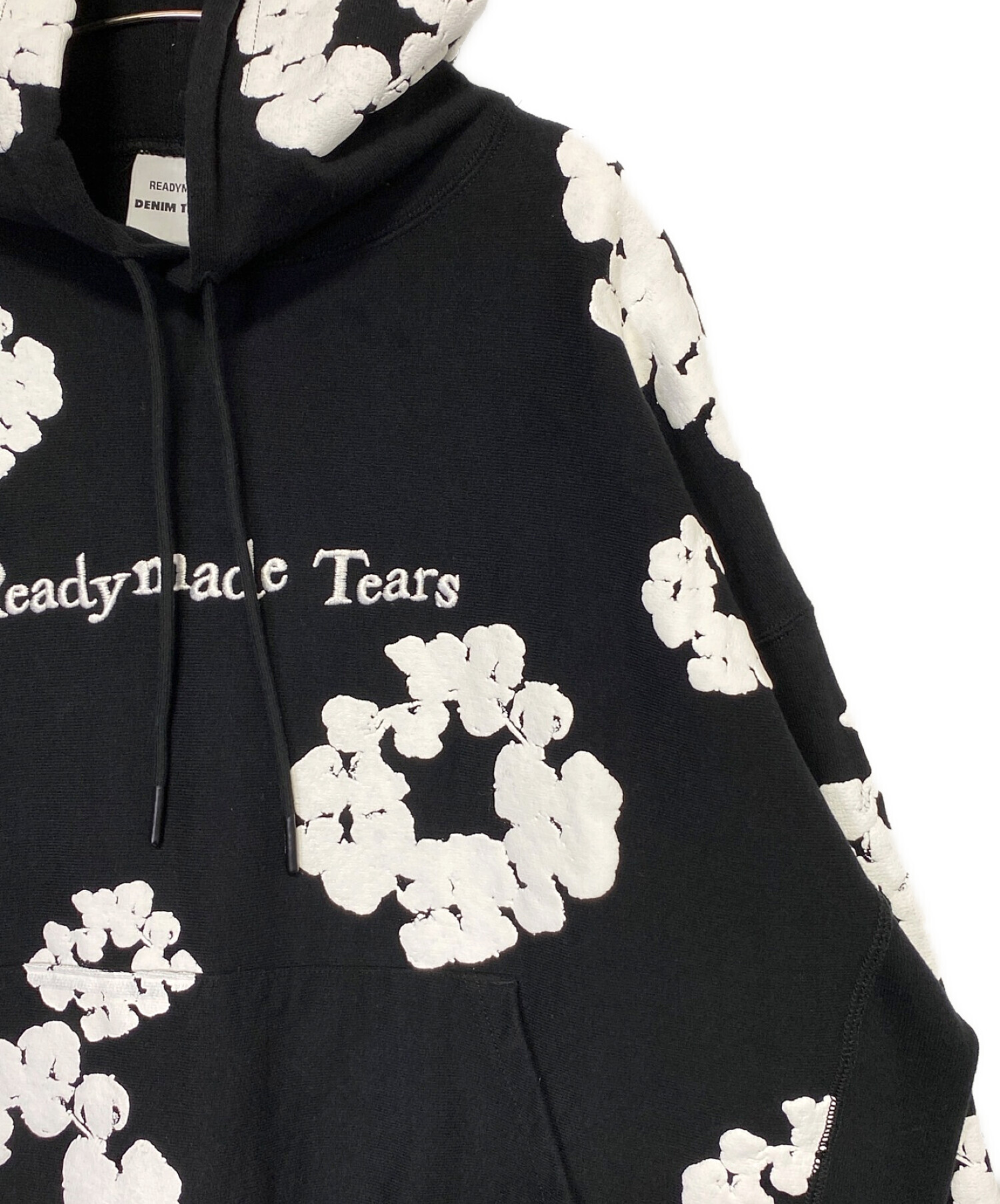 READYMADE (レディメイド) Denim Tears (デニムティアーズ) COTTON WREATH HOODIE ブラック サイズ:L