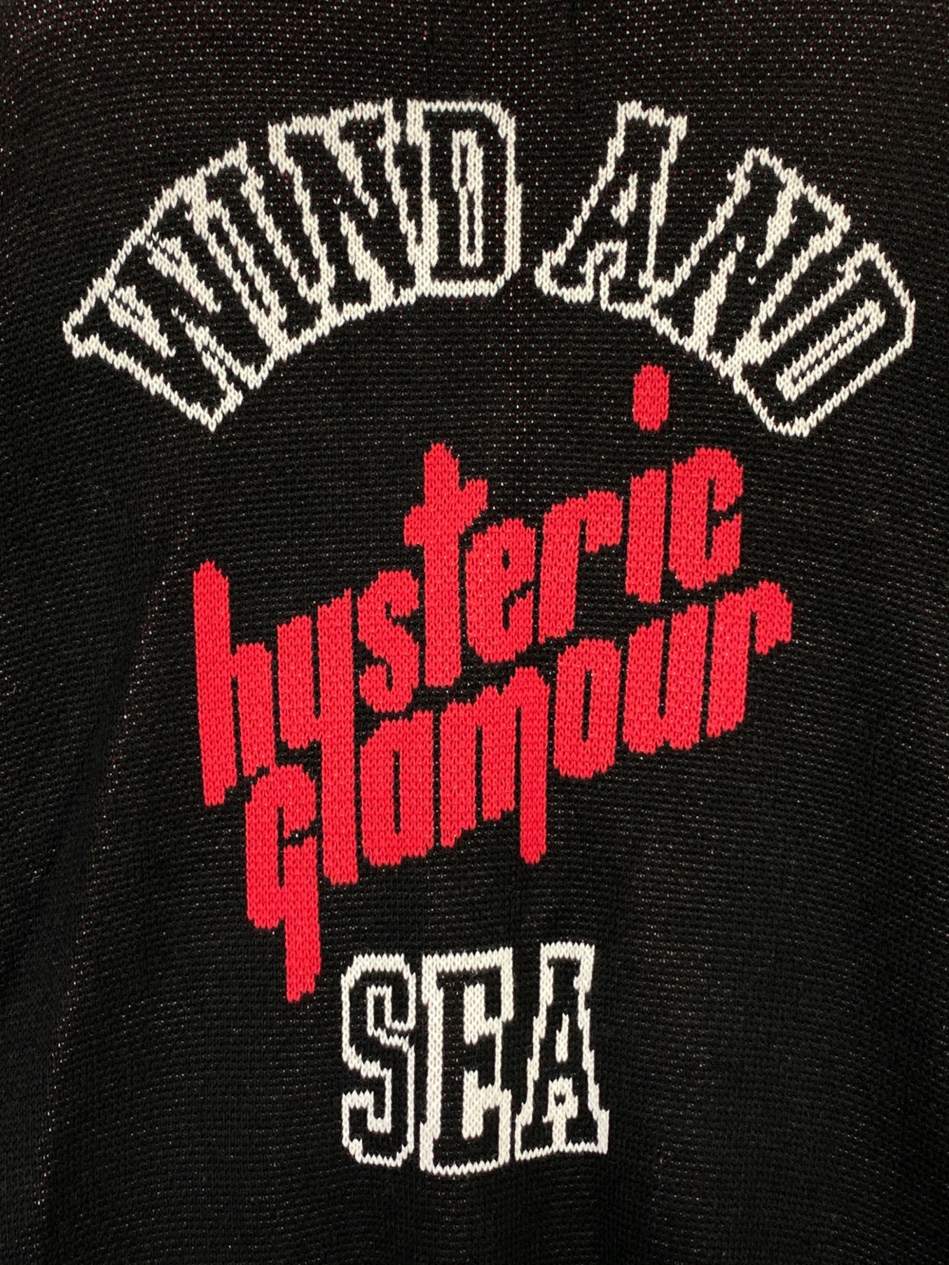 Hysteric Glamour (ヒステリックグラマー) WIND AND SEA (ウィンダンシー) カーディガン ブラック サイズ:M