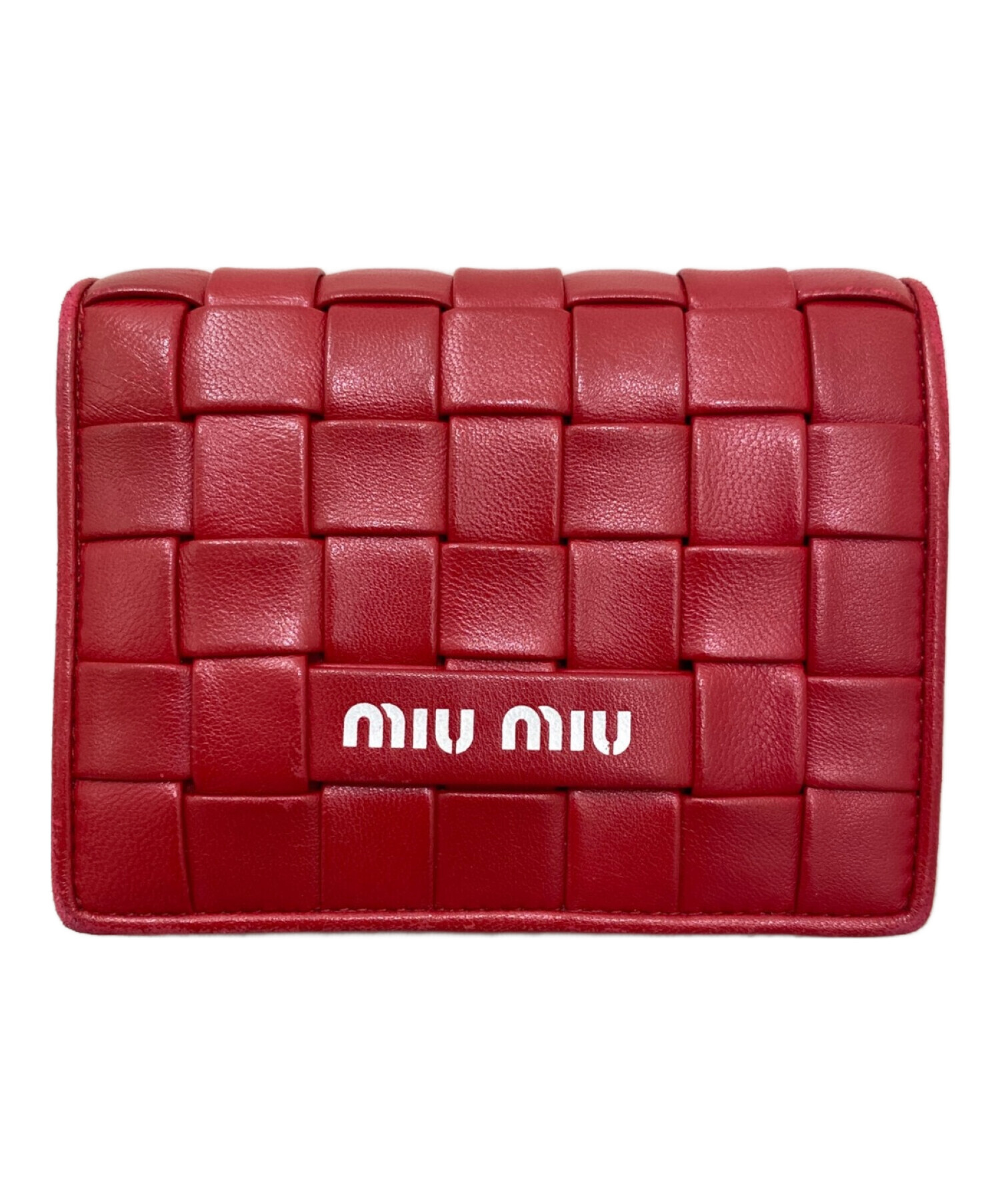 中古・古着通販】MIU MIU (ミュウミュウ) INTRECCIOコンパクト 