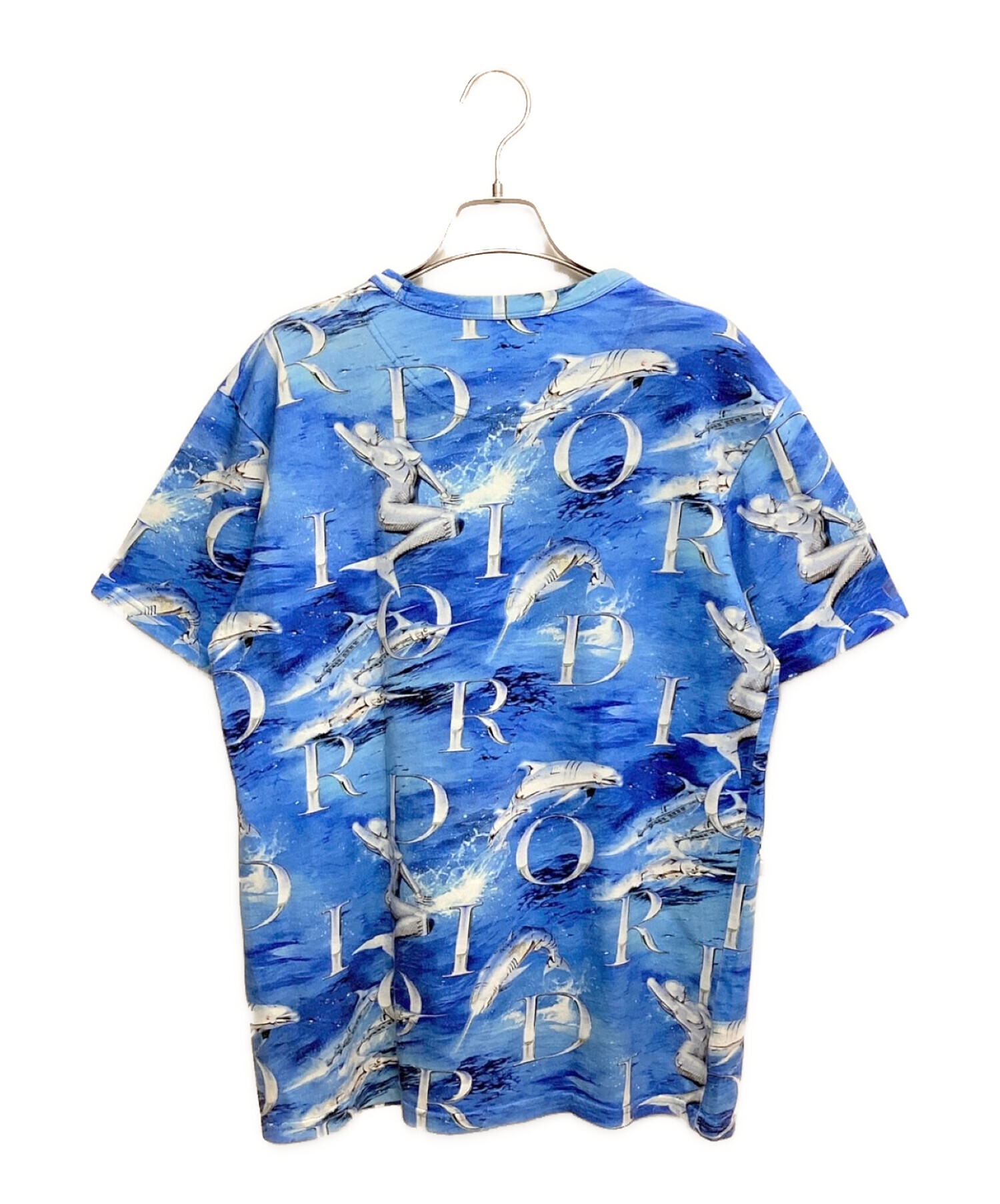 Dior (ディオール) 空山基 (ソラヤマハジメ) ロボットTシャツ ブルー サイズ:S