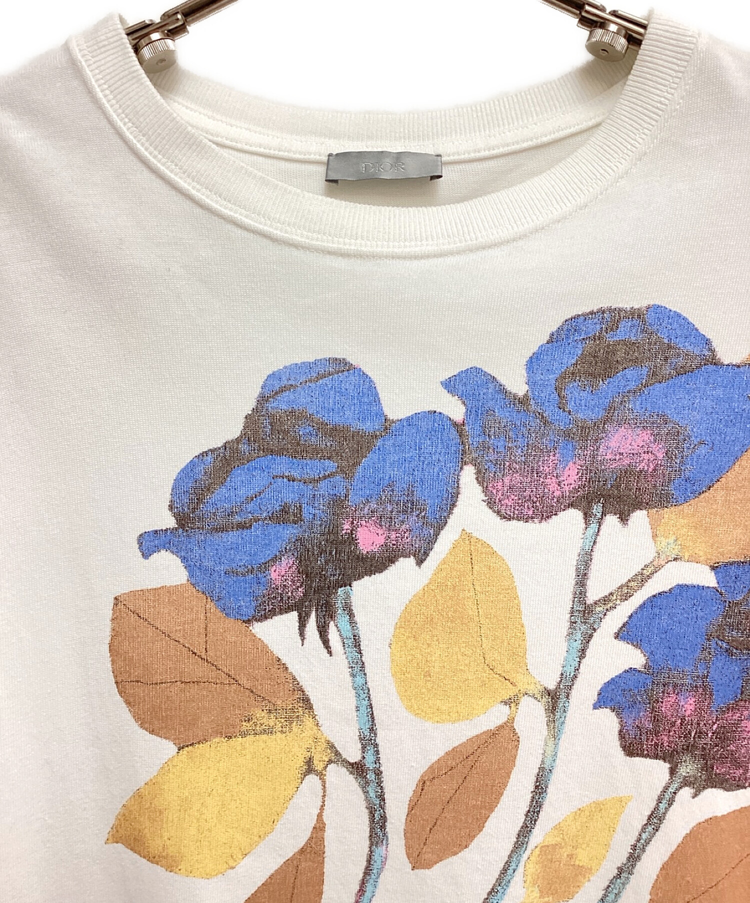 中古・古着通販】Dior (ディオール) ALEX FOXTON (アレックス・フォクストン) バラプリントTシャツ ホワイト  サイズ:M｜ブランド・古着通販 トレファク公式【TREFAC FASHION】スマホサイト