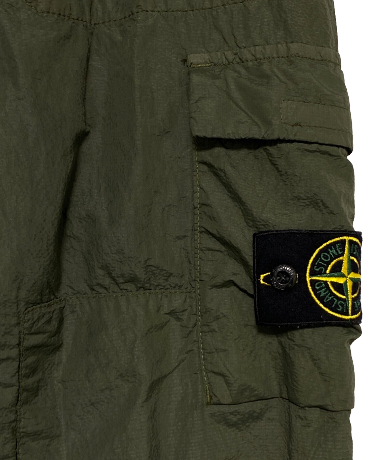 STONE ISLAND (ストーンアイランド) NYLON METAL PANTS オリーブ サイズ:W33(83.5cm)