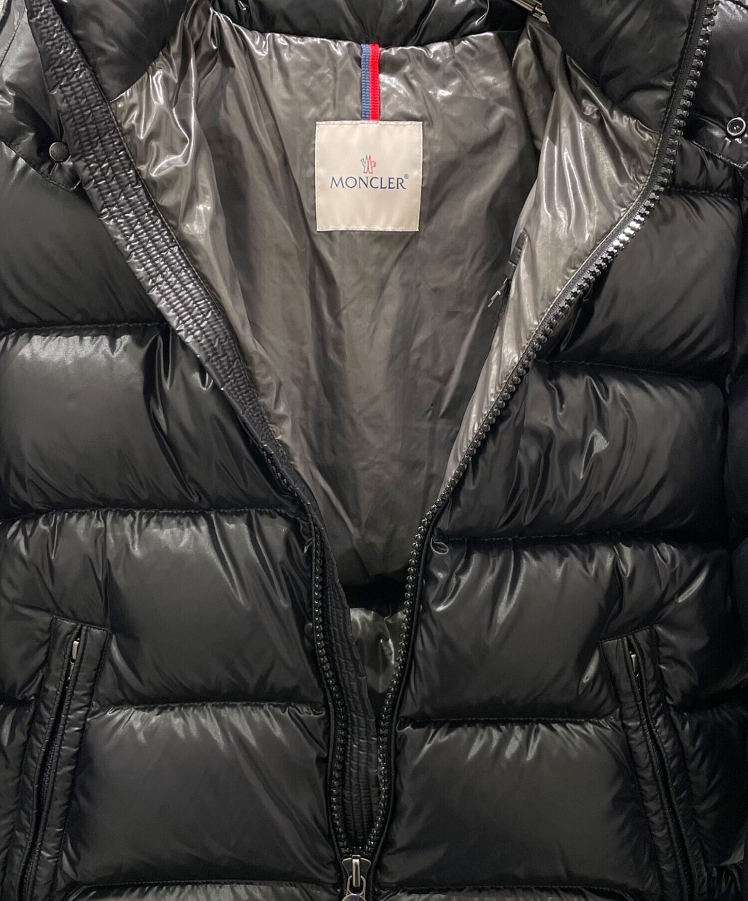 中古・古着通販】MONCLER (モンクレール) MAYA ダウンジャケット 2023年 ブラック サイズ:4｜ブランド・古着通販  トレファク公式【TREFAC FASHION】スマホサイト