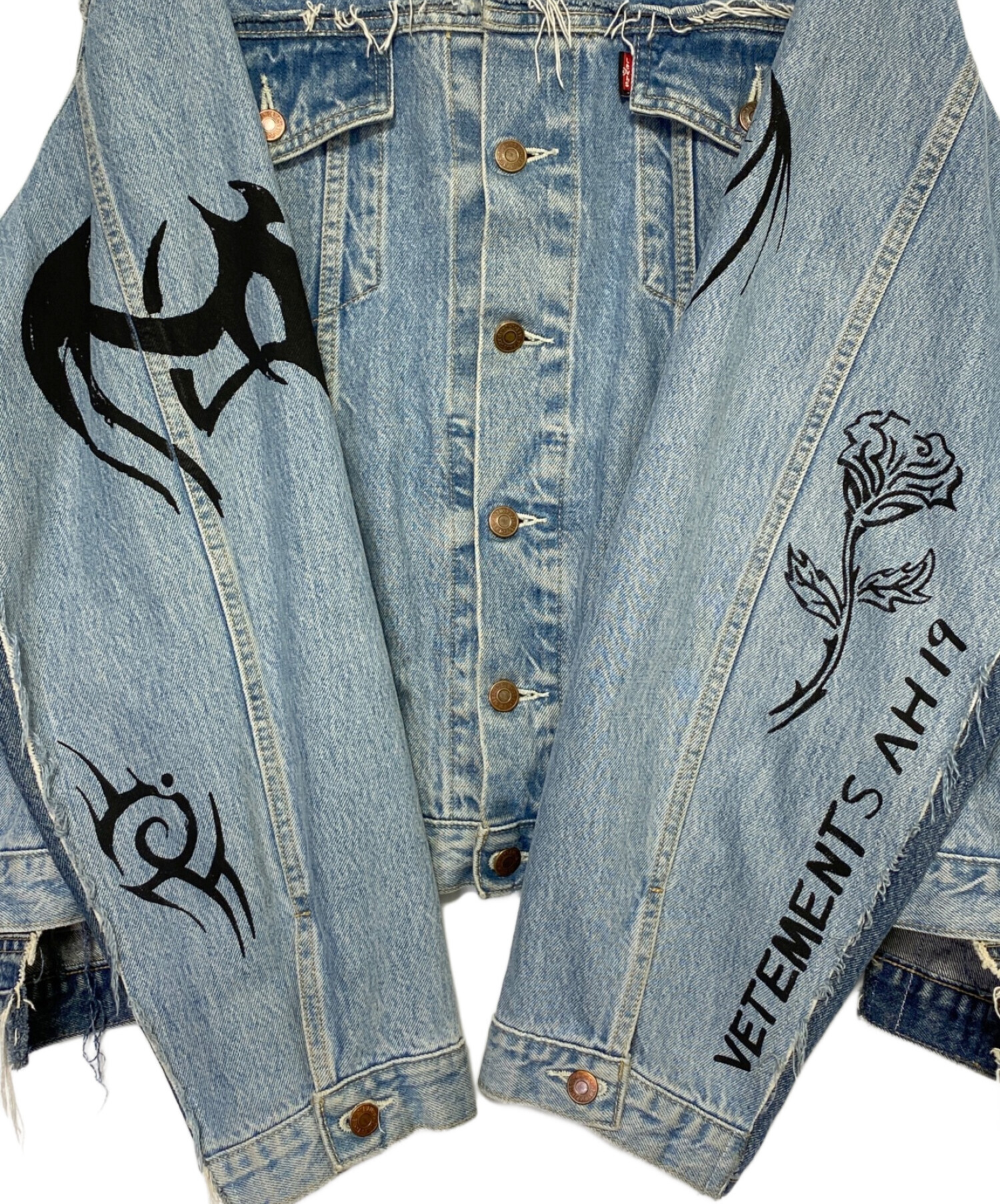 VETEMENTS (ヴェトモン) LEVI'S (リーバイス) TRIBAL DENIM JACKET サイズ:S