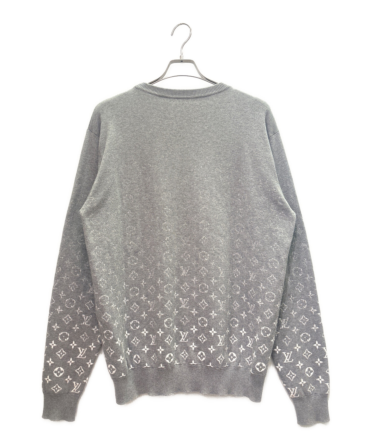 中古・古着通販】LOUIS VUITTON (ルイ ヴィトン) LVSE Monogram Gradient sweater/モノグラム  グラディエント セーター グレー サイズ:L｜ブランド・古着通販 トレファク公式【TREFAC FASHION】スマホサイト